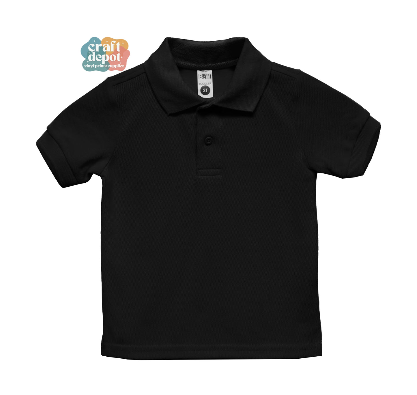 PRE-ORDER-BLANK-ED365 Toddler Polo