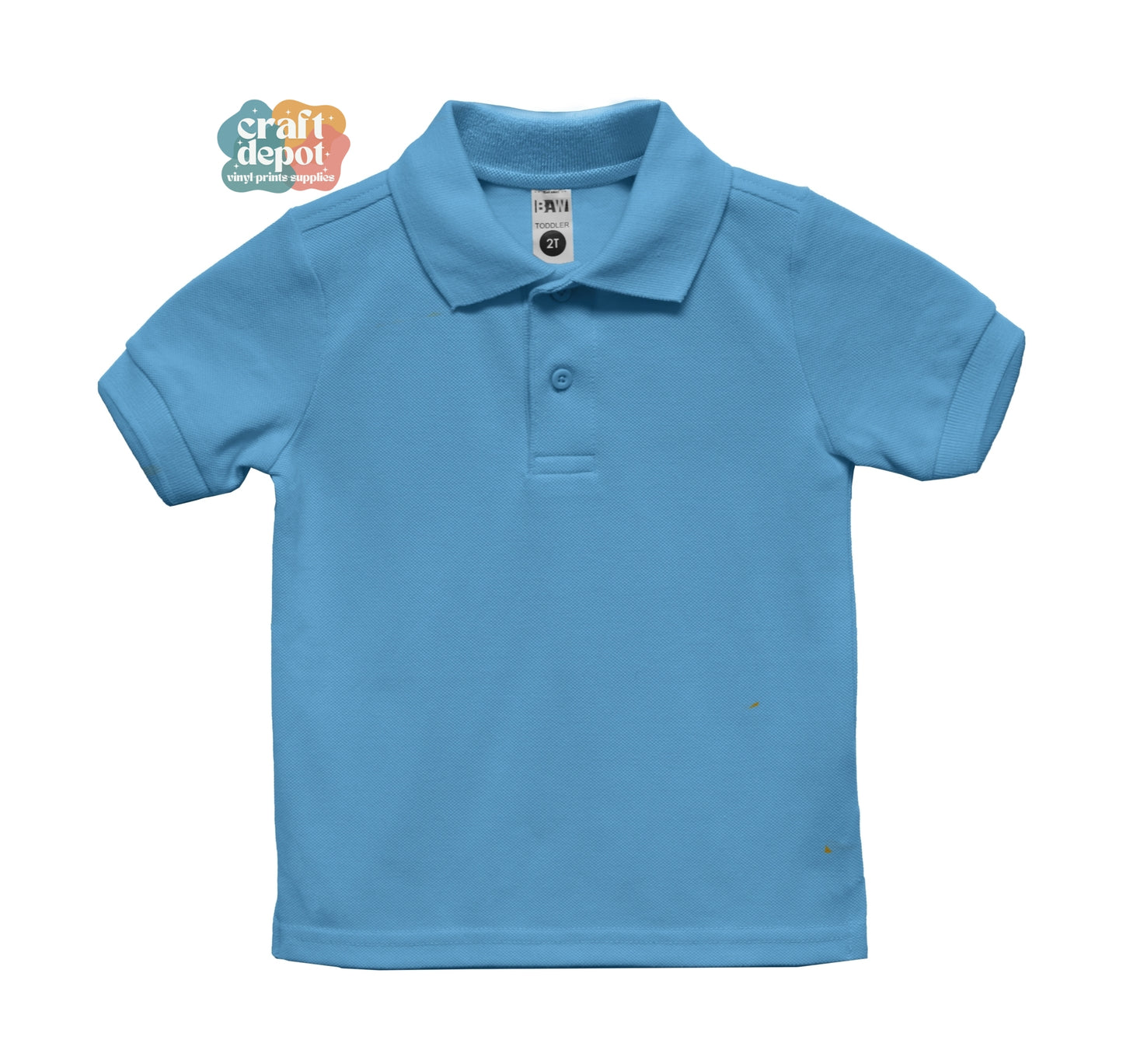 PRE-ORDER-BLANK-ED365 Toddler Polo