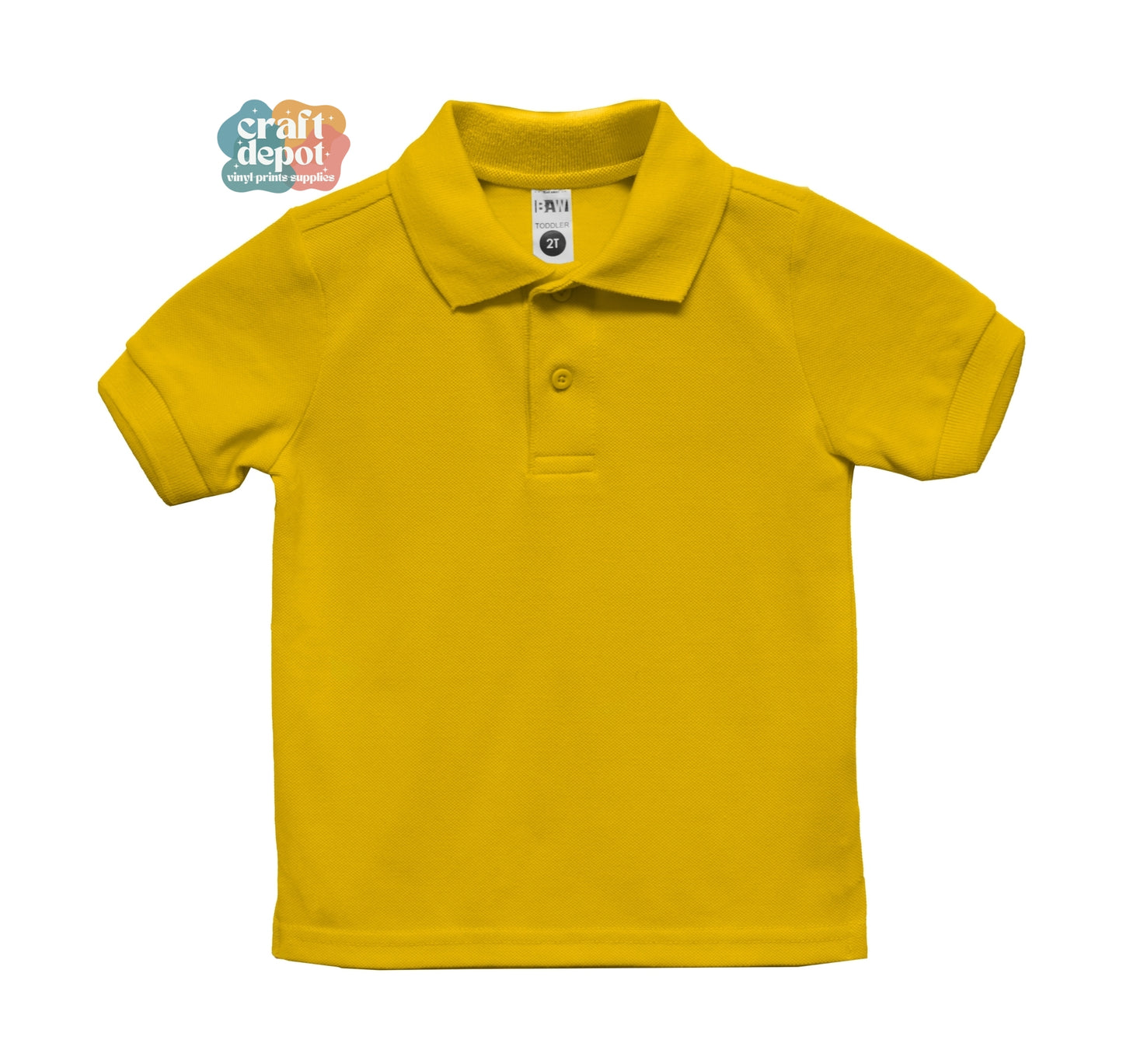 PRE-ORDER-BLANK-ED365 Toddler Polo