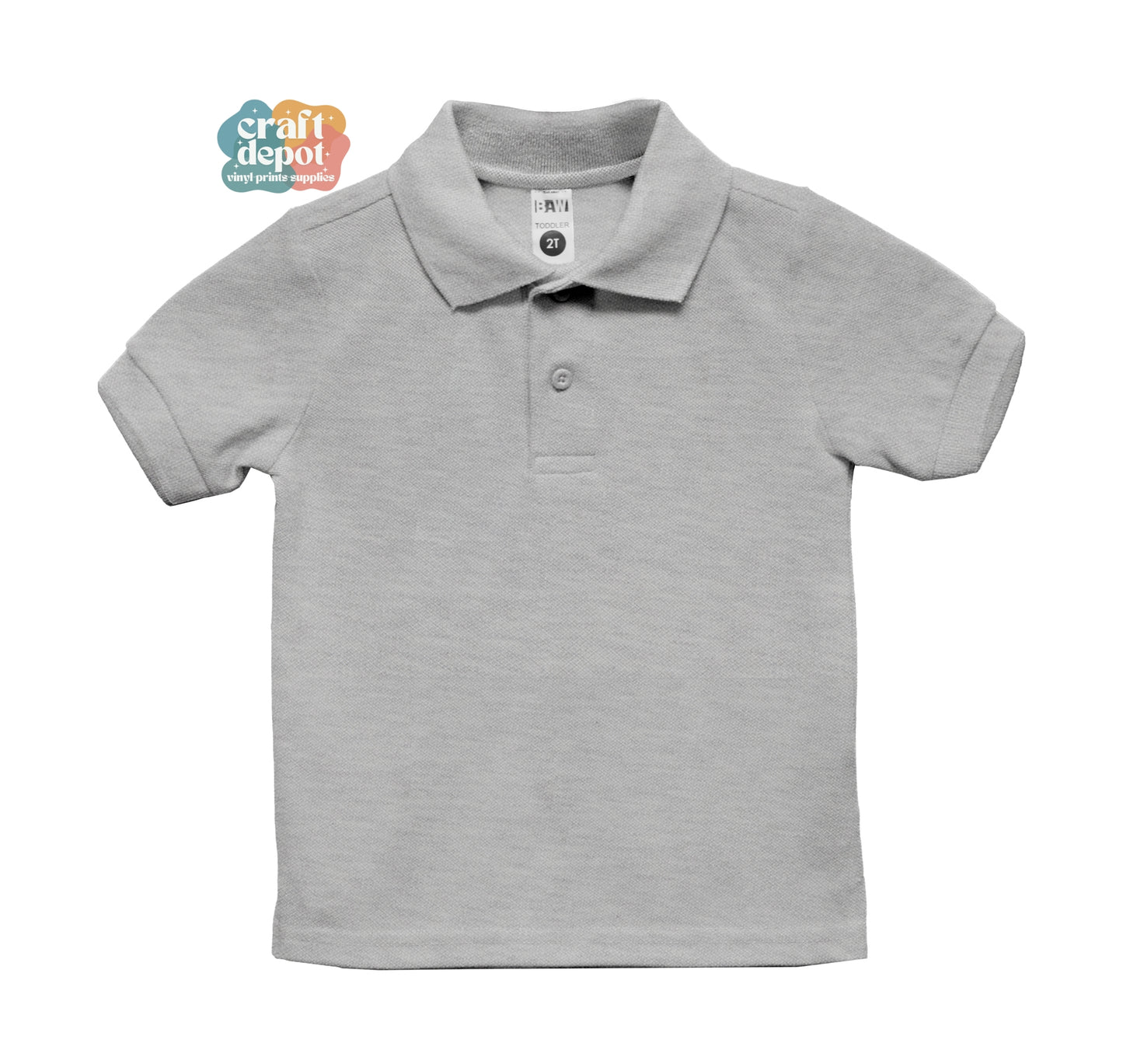PRE-ORDER-BLANK-ED365 Toddler Polo
