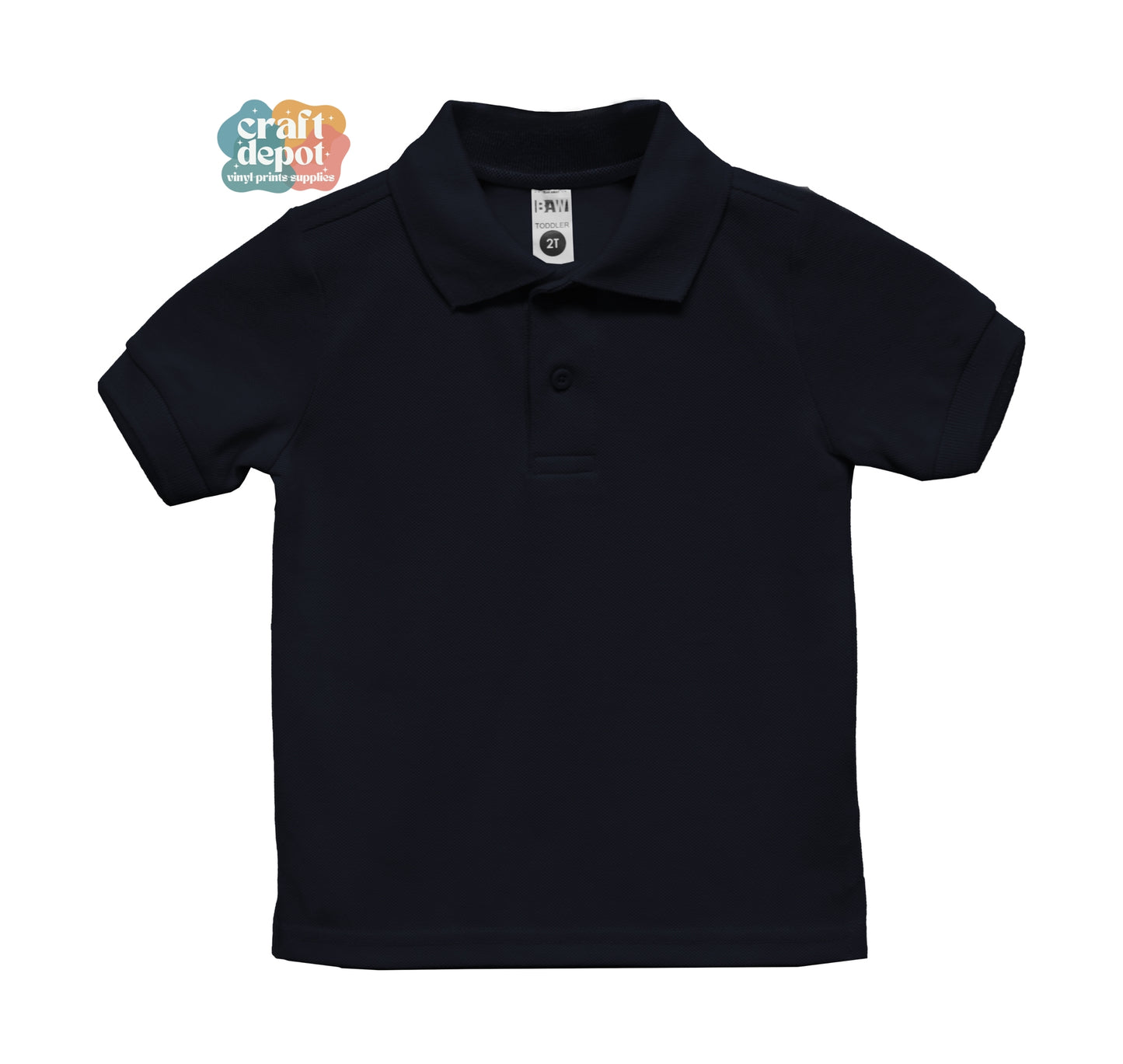 PRE-ORDER-BLANK-ED365 Toddler Polo