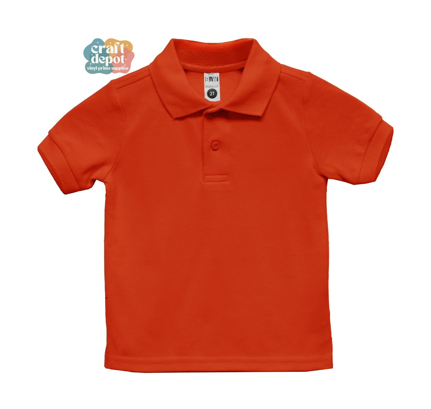 PRE-ORDER-BLANK-ED365 Toddler Polo