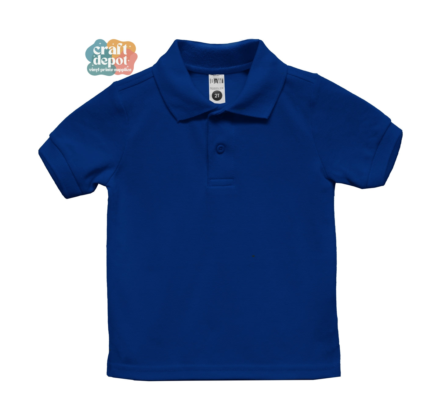 PRE-ORDER-BLANK-ED365 Toddler Polo