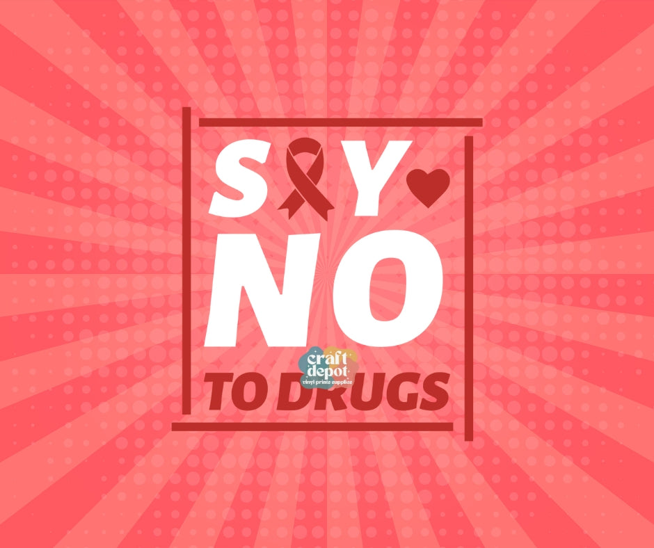 DTF PRINT-Red Ribbon Week-Drug Free-October-10