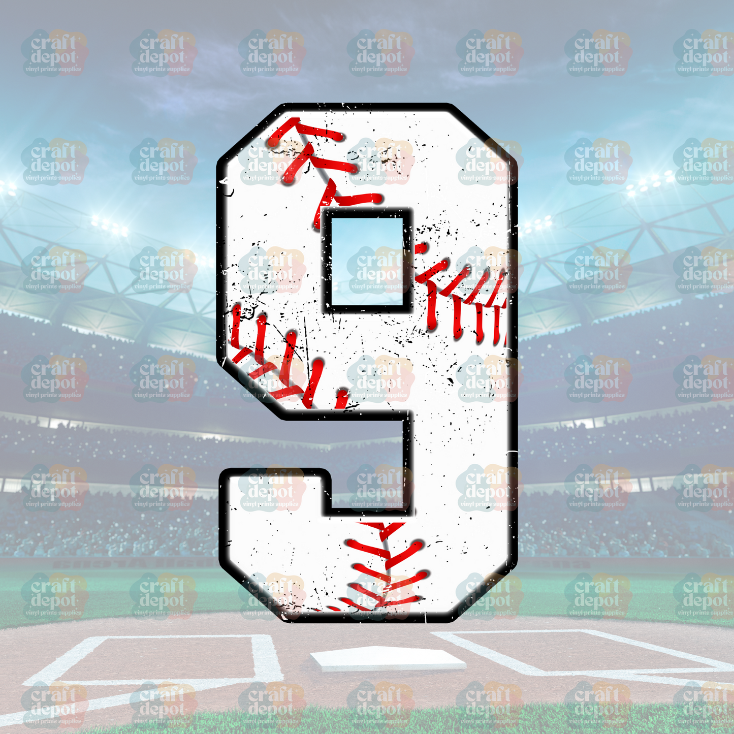 DTF PRINT-Baseball-Jersey Numbers