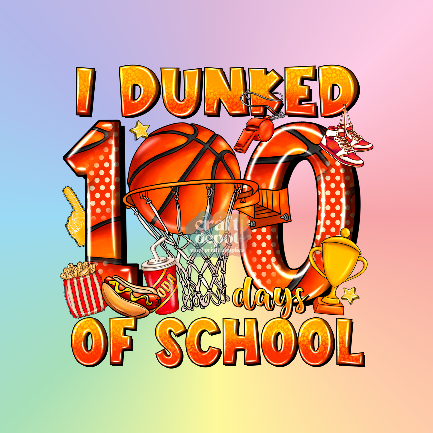 DTF PRINT-100 Days of School-10