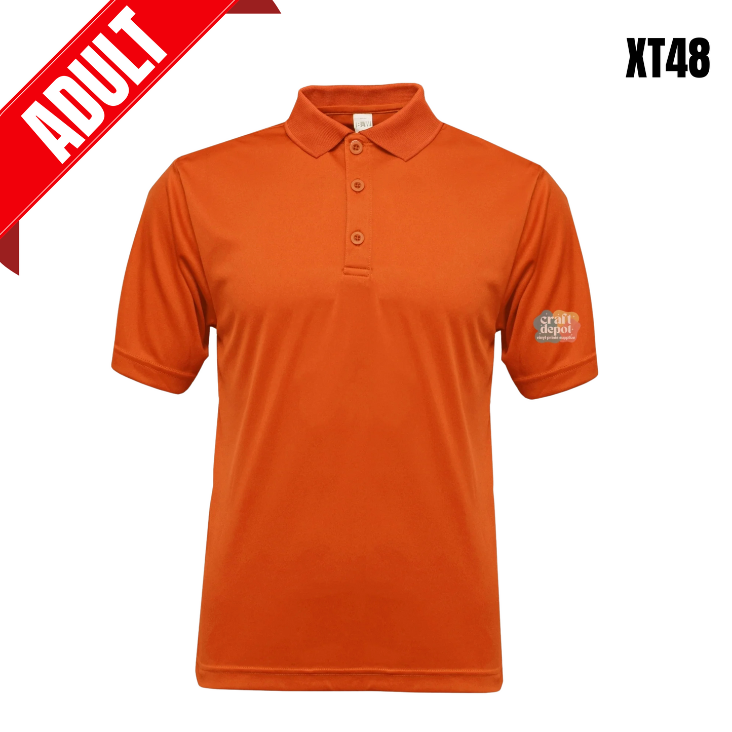PRE-ORDER-BLANK XT48 Adult Polo-Xtreme Tek
