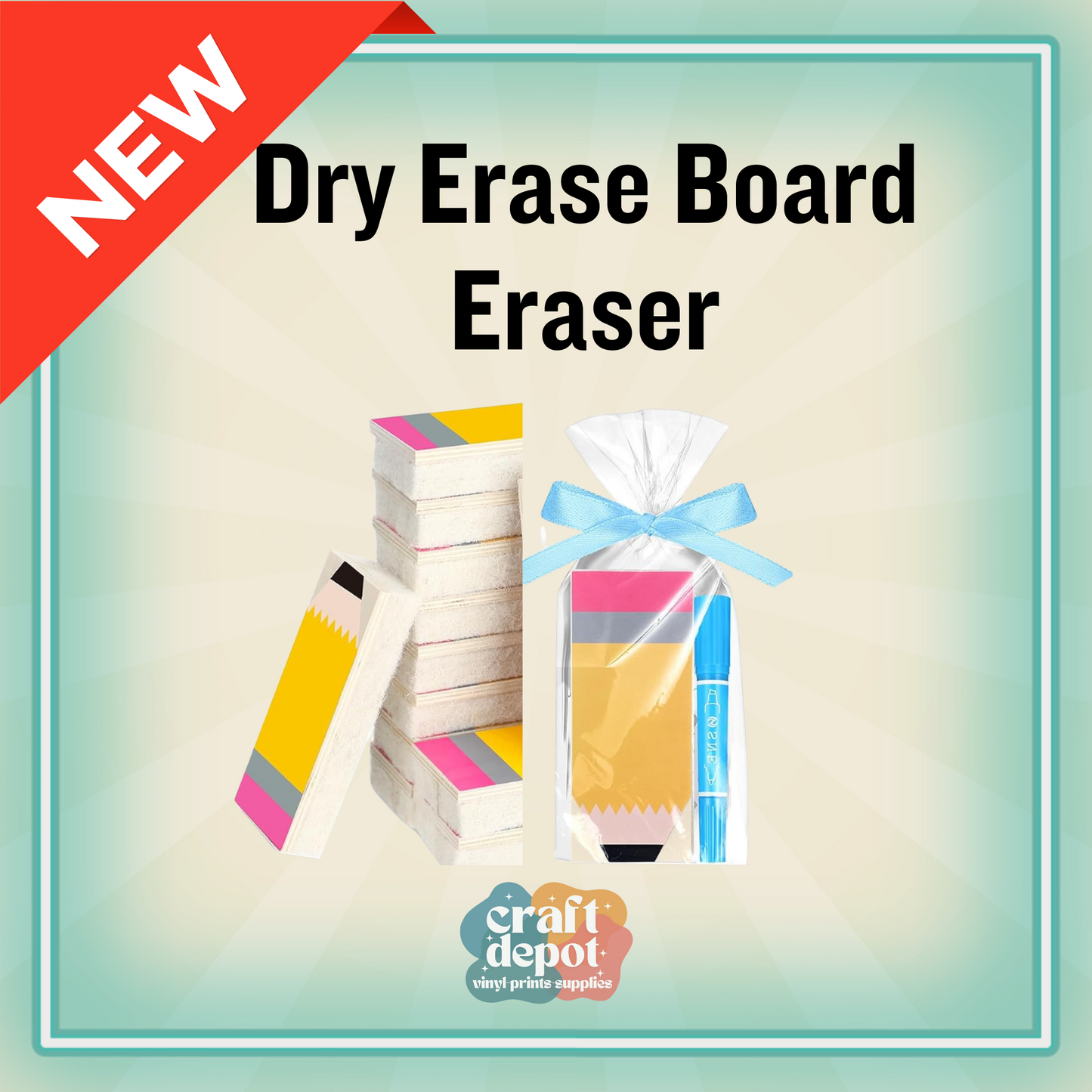 Dry Erase Board Eraser-Teacher Gifts