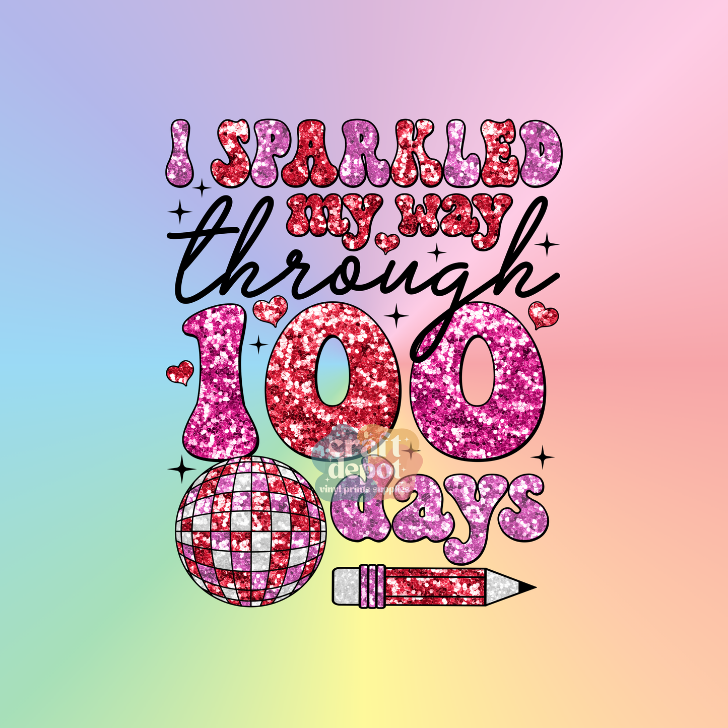 DTF PRINT-100 Days of School-116