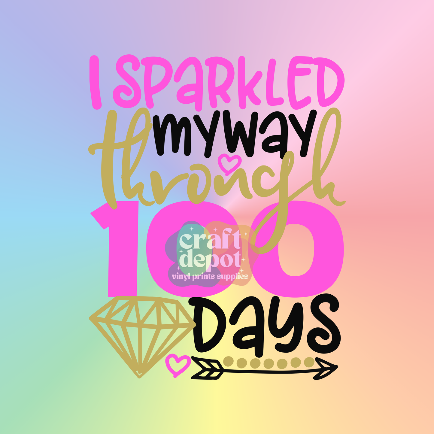 DTF PRINT-100 Days of School-12