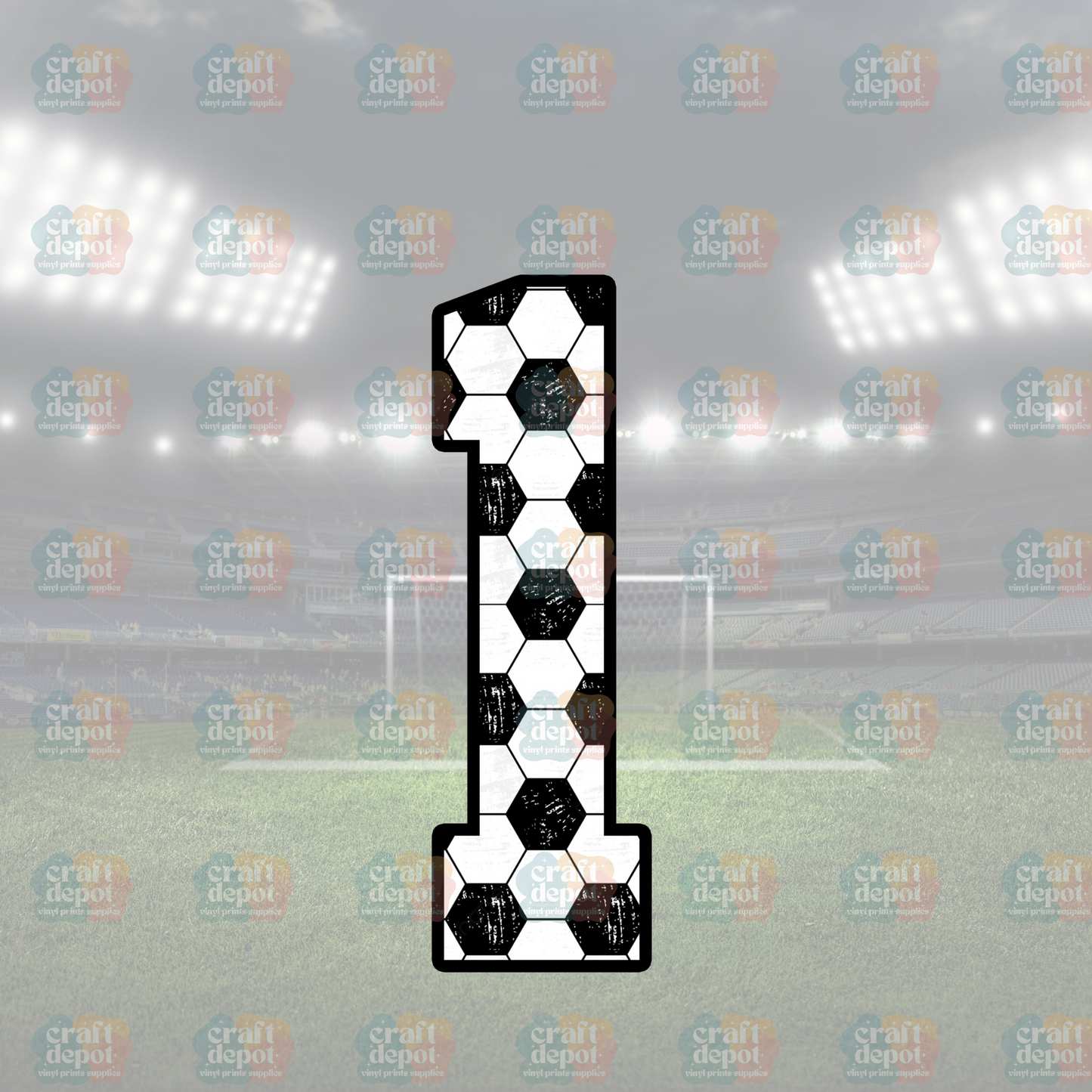 DTF PRINT-Soccer-Jersey Numbers