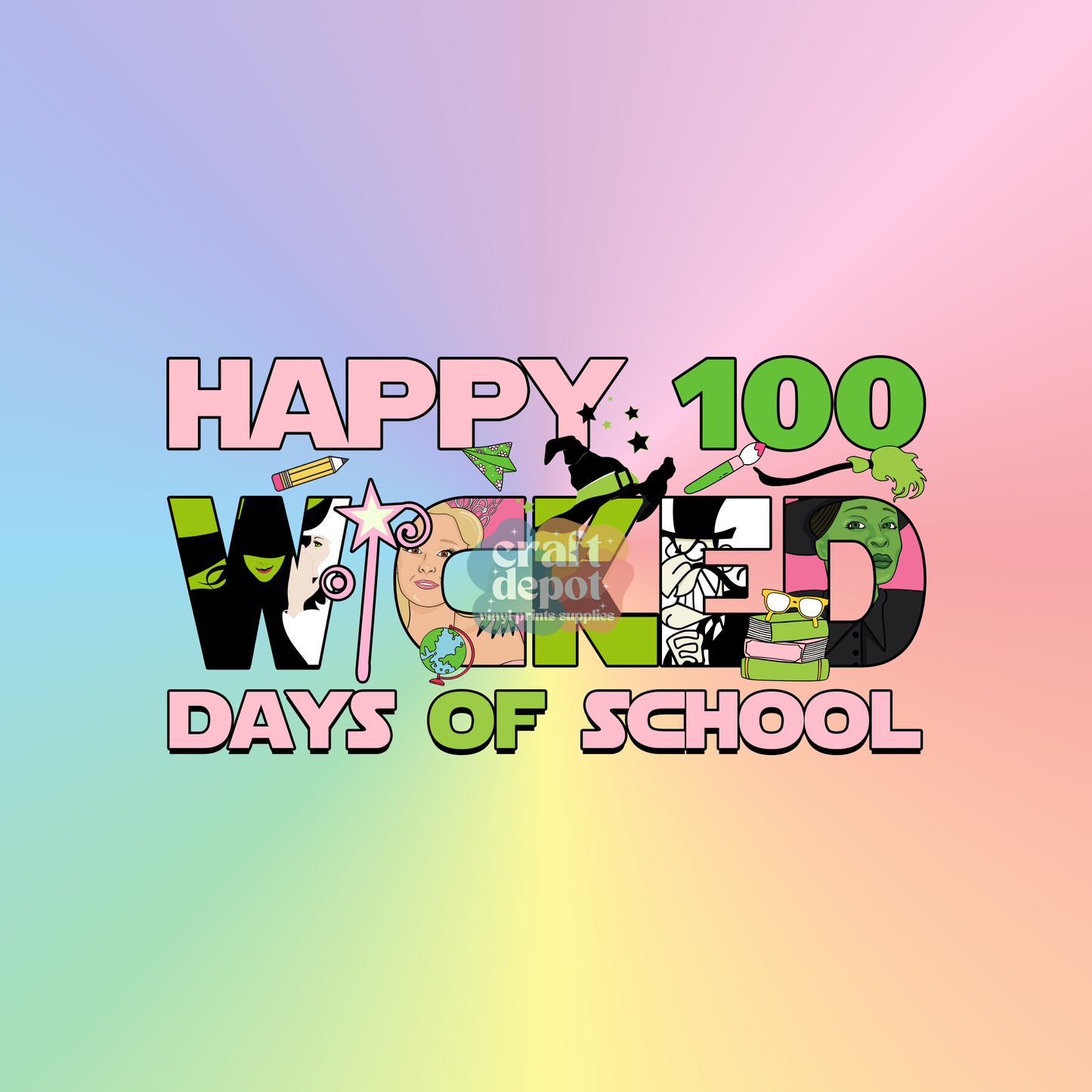 DTF PRINT-100 Days of School-132