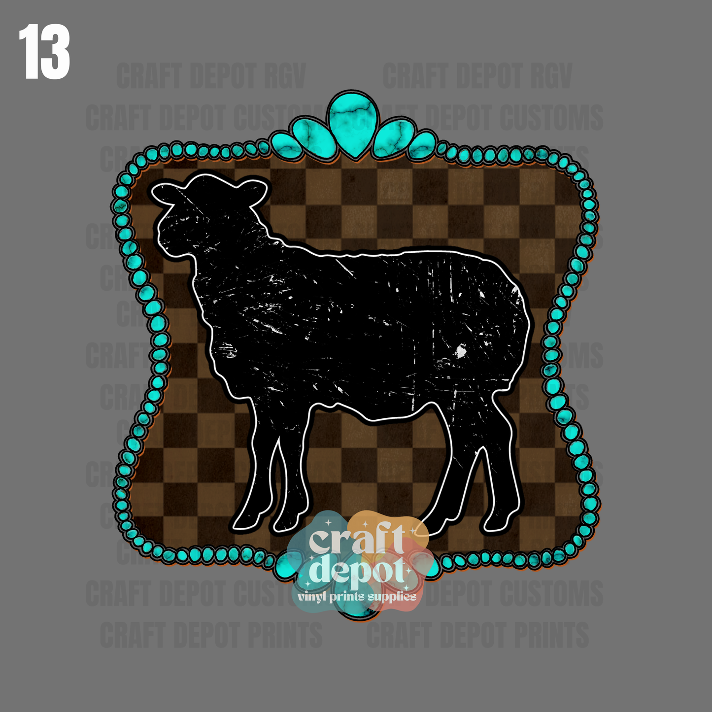 DTF PRINT- Livestock Show-Western- Country-Rodeo-13