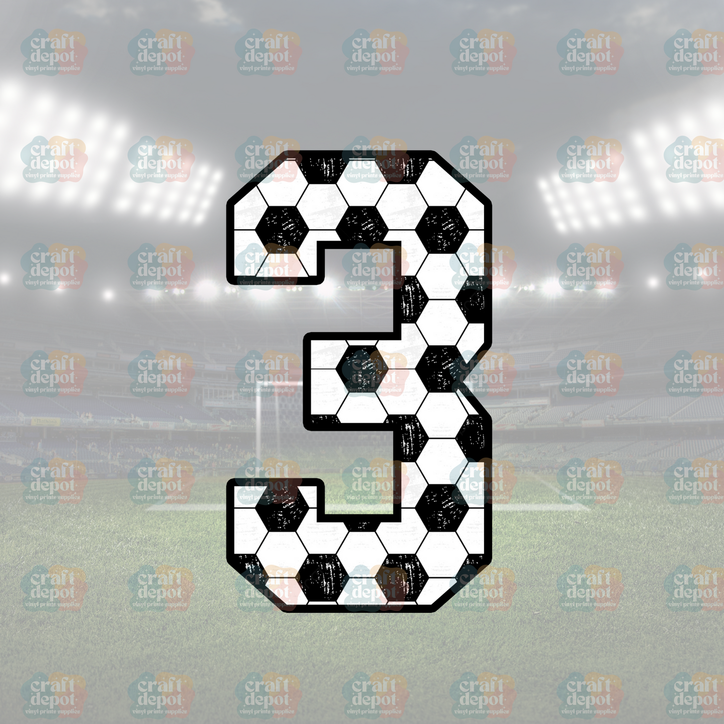 DTF PRINT-Soccer-Jersey Numbers
