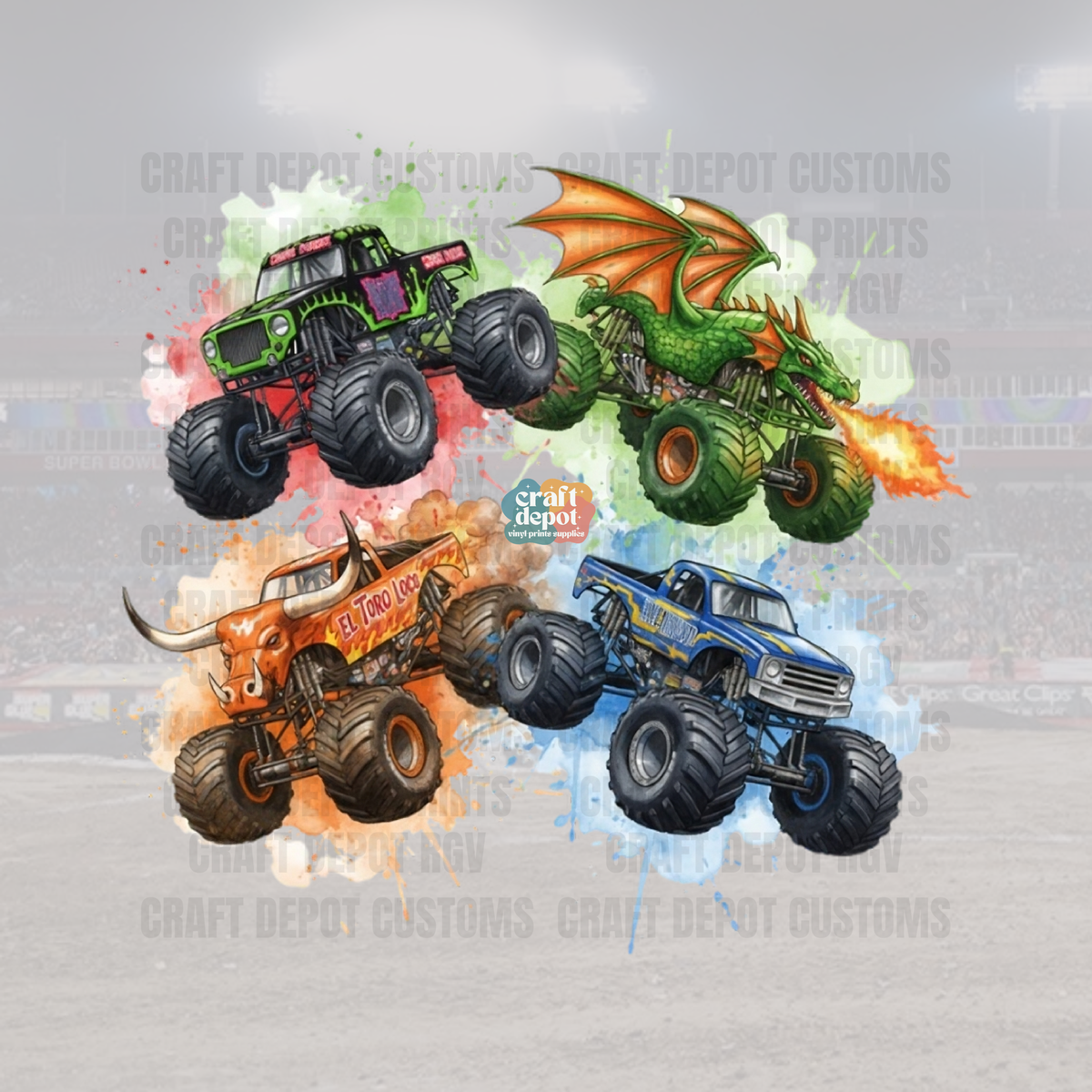 DTF PRINT-Monster Trucks-14