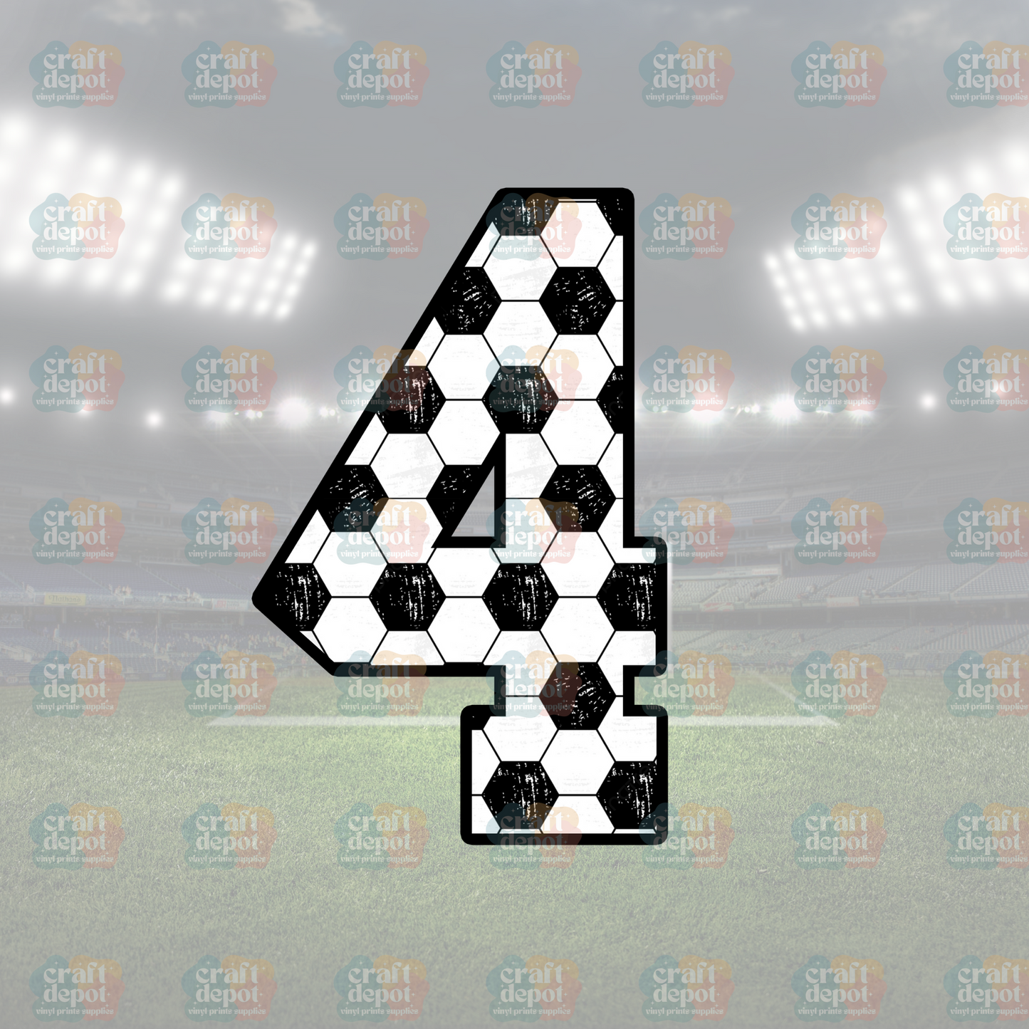 DTF PRINT-Soccer-Jersey Numbers