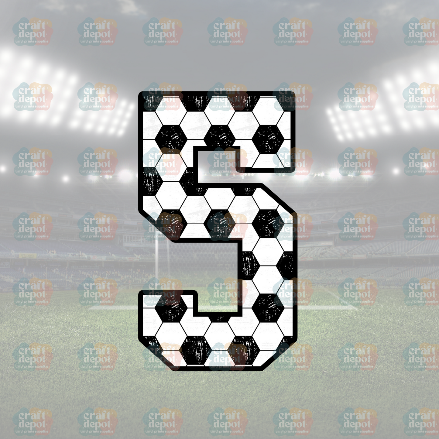 DTF PRINT-Soccer-Jersey Numbers
