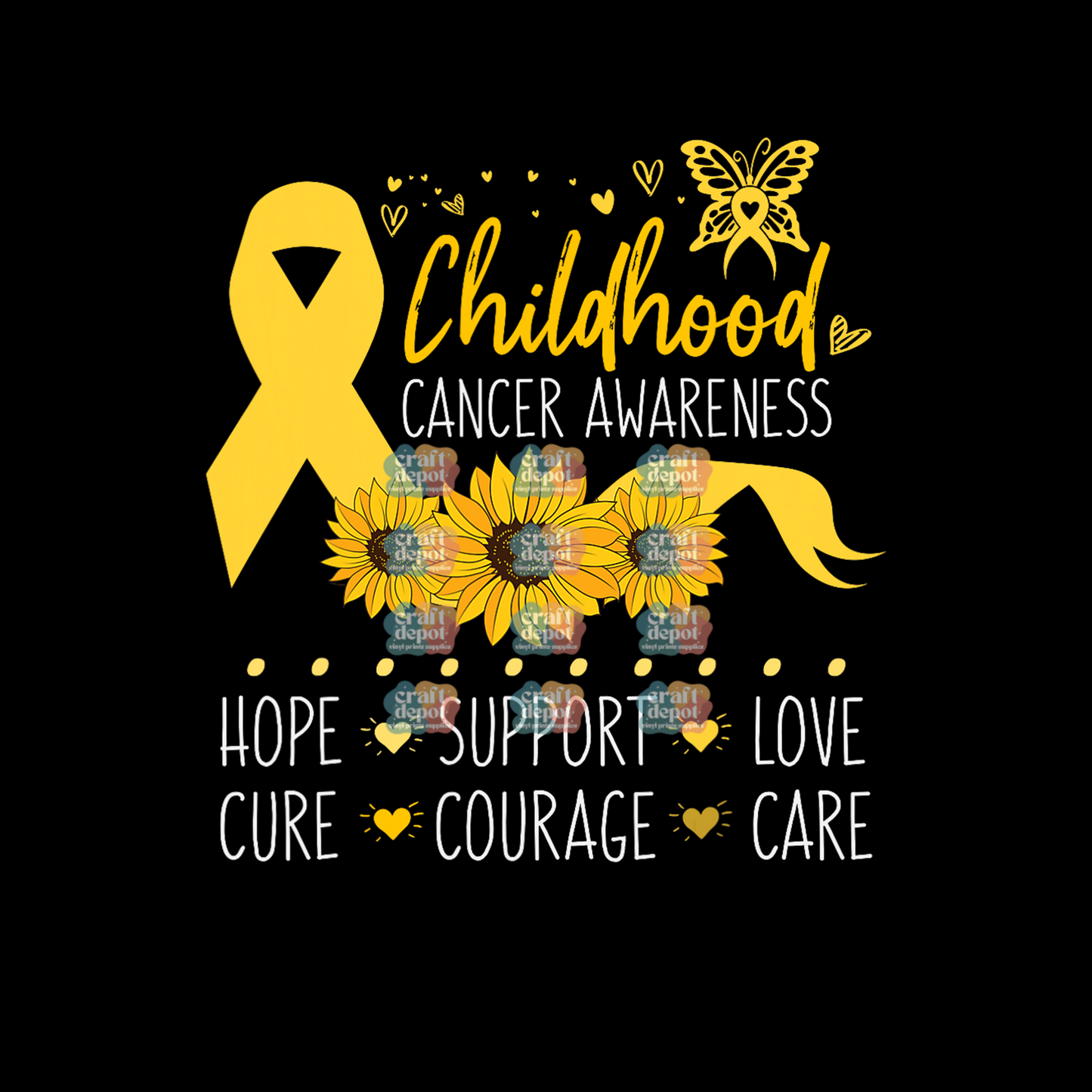 DTF PRINT-Childhood Cancer Awareness7-September
