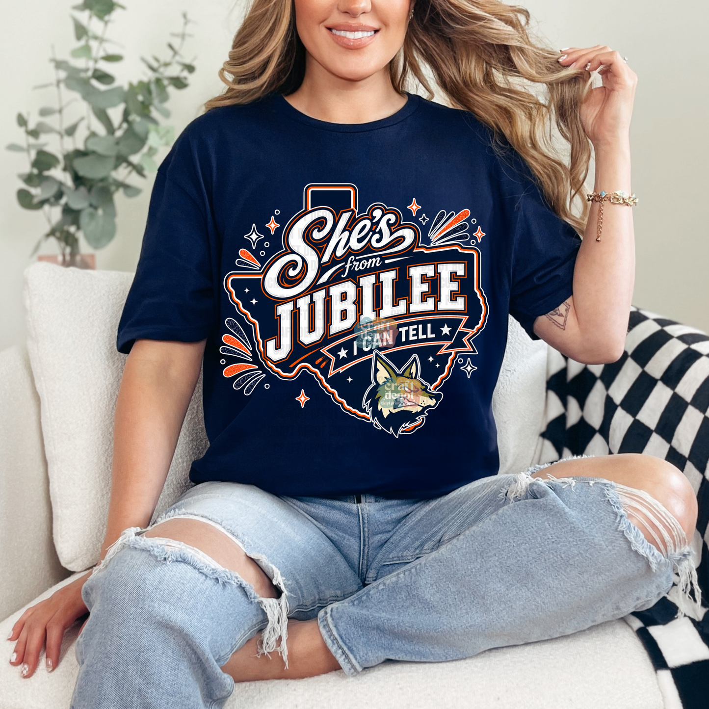 DTF PRINT-She's from Jubilee-Coyotes