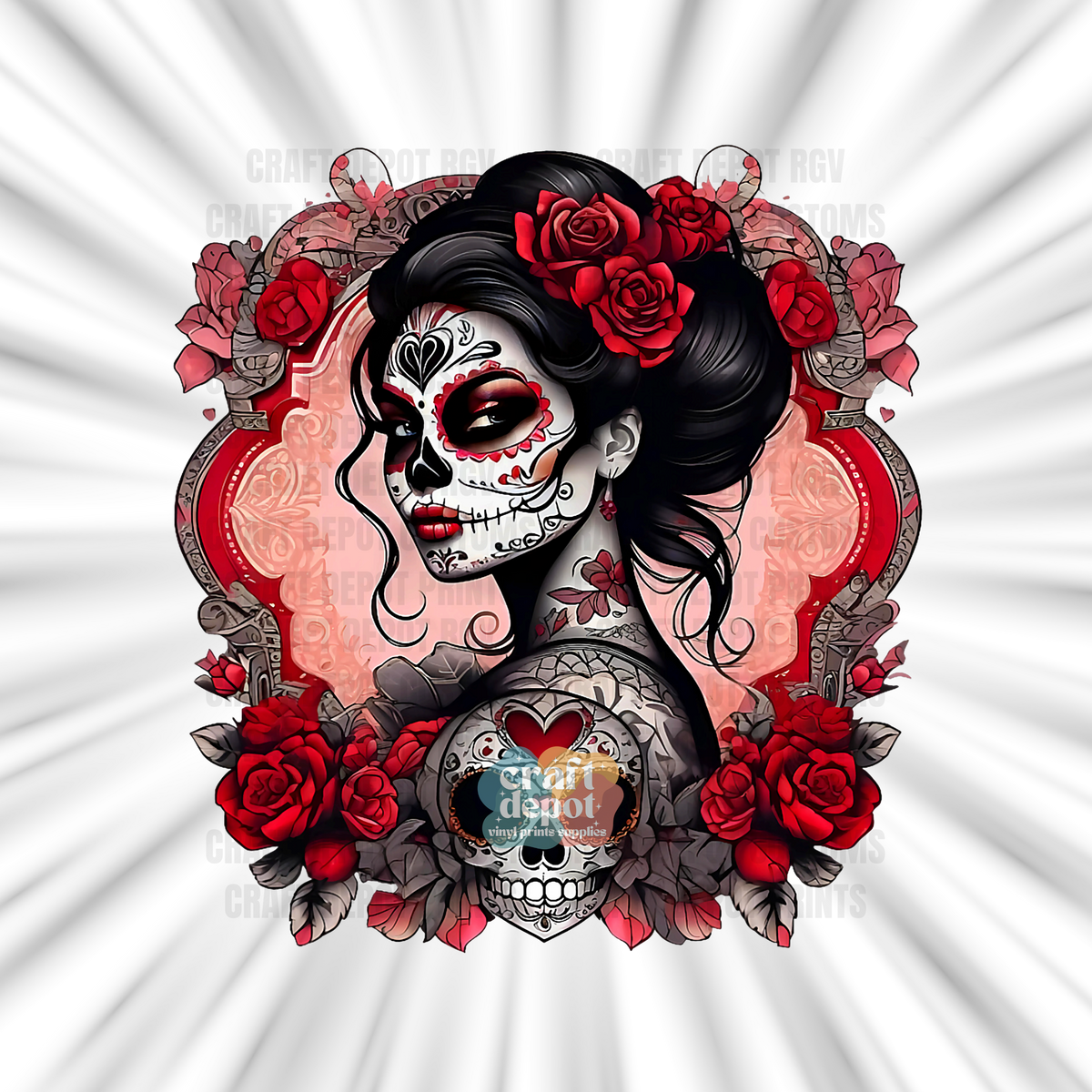 DTF PRINT-Catrina-Dia De Los Muertos-17