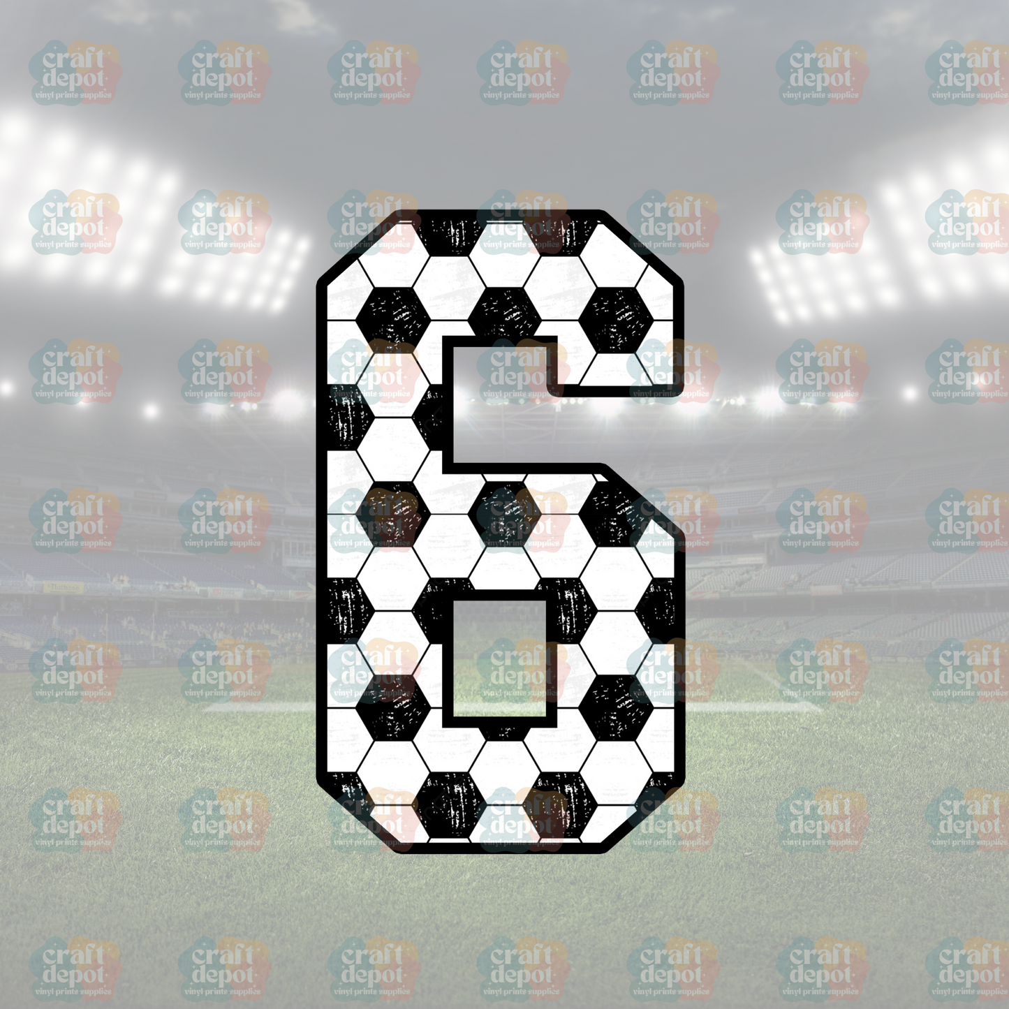 DTF PRINT-Soccer-Jersey Numbers