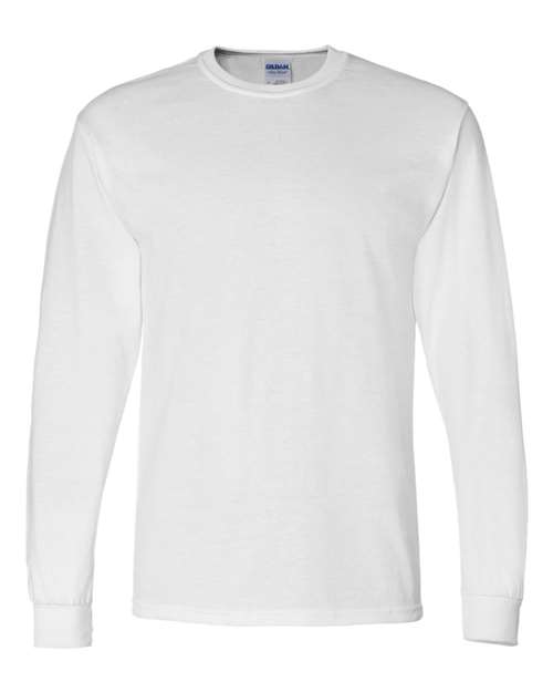 Gildan-Adult Long Sleeve-White