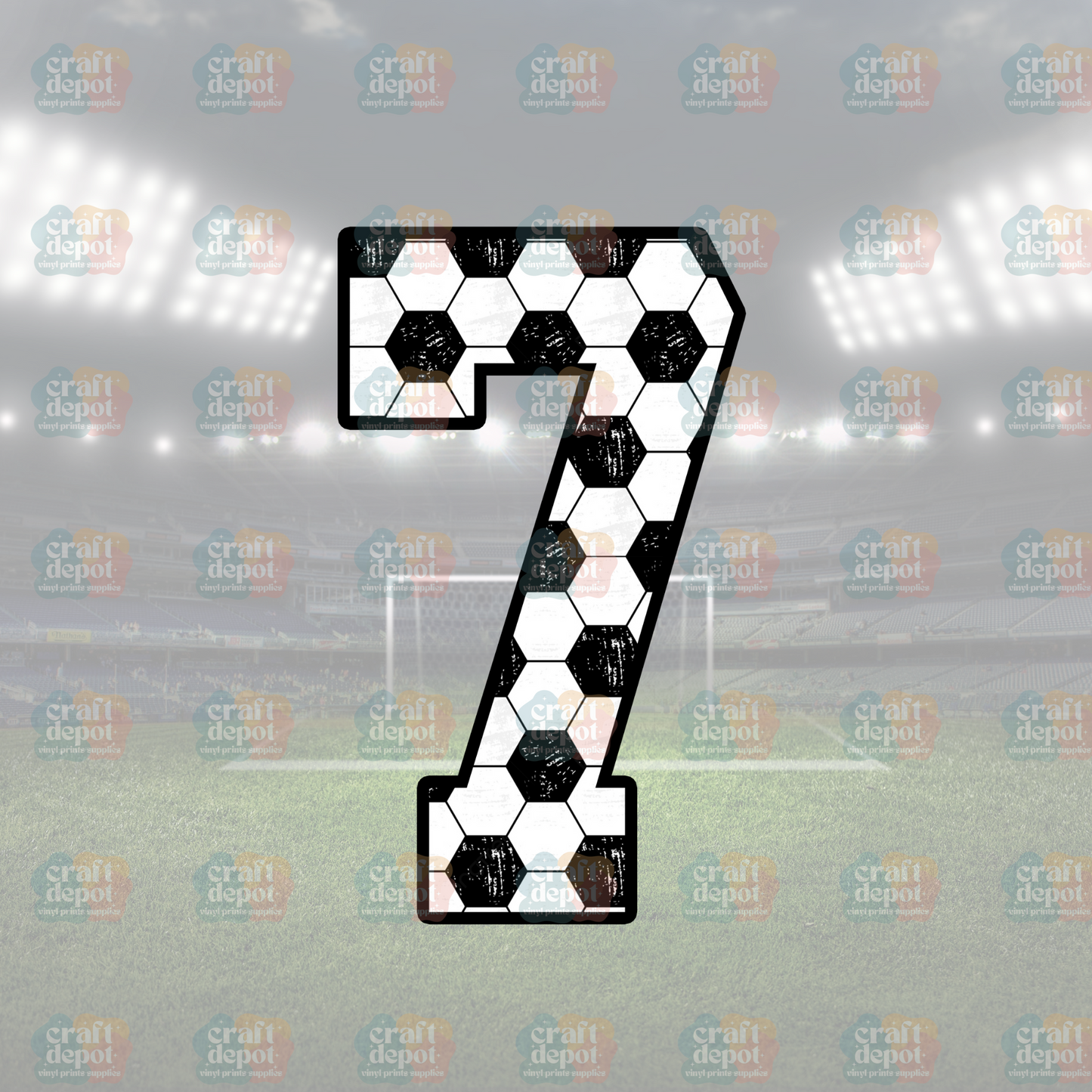 DTF PRINT-Soccer-Jersey Numbers