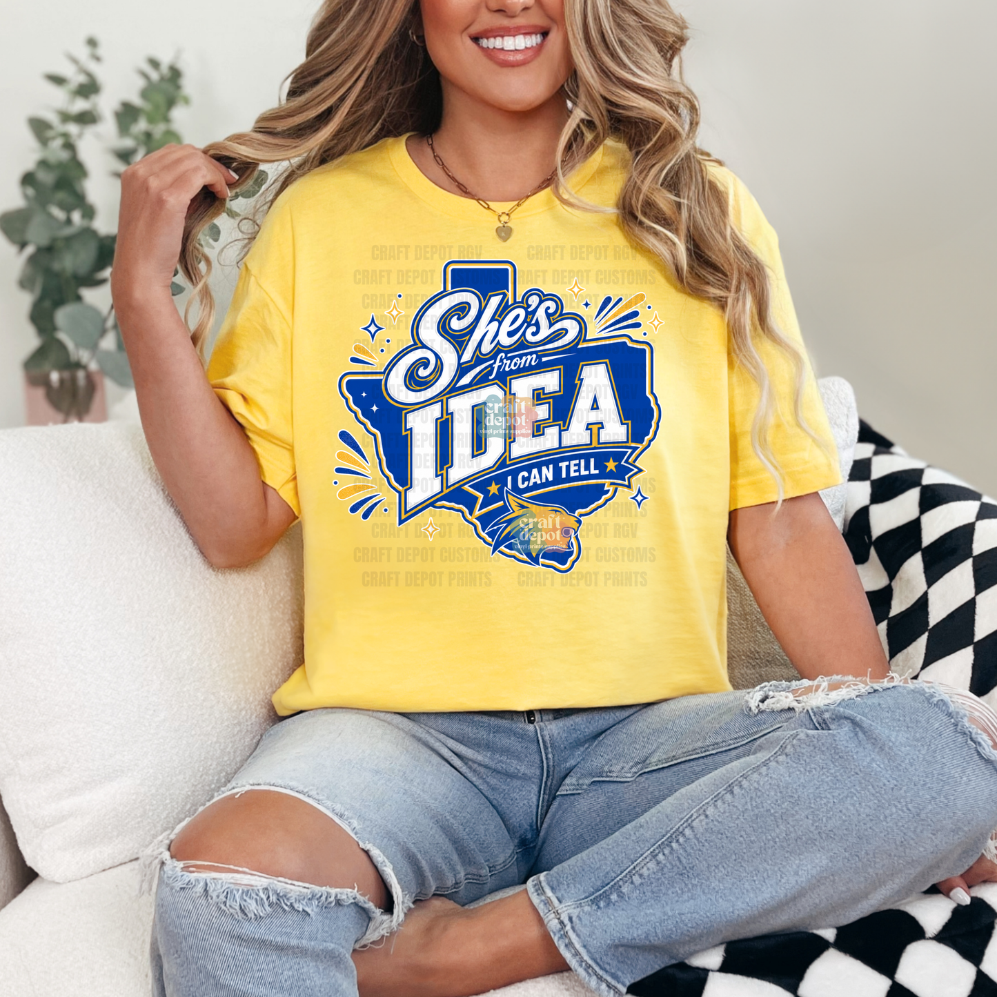 DTF PRINT-She's from IDEA-Bobcats