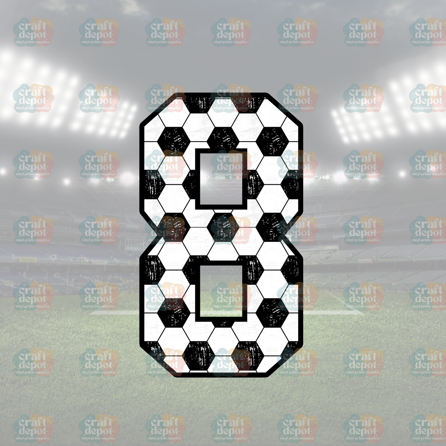 DTF PRINT-Soccer-Jersey Numbers