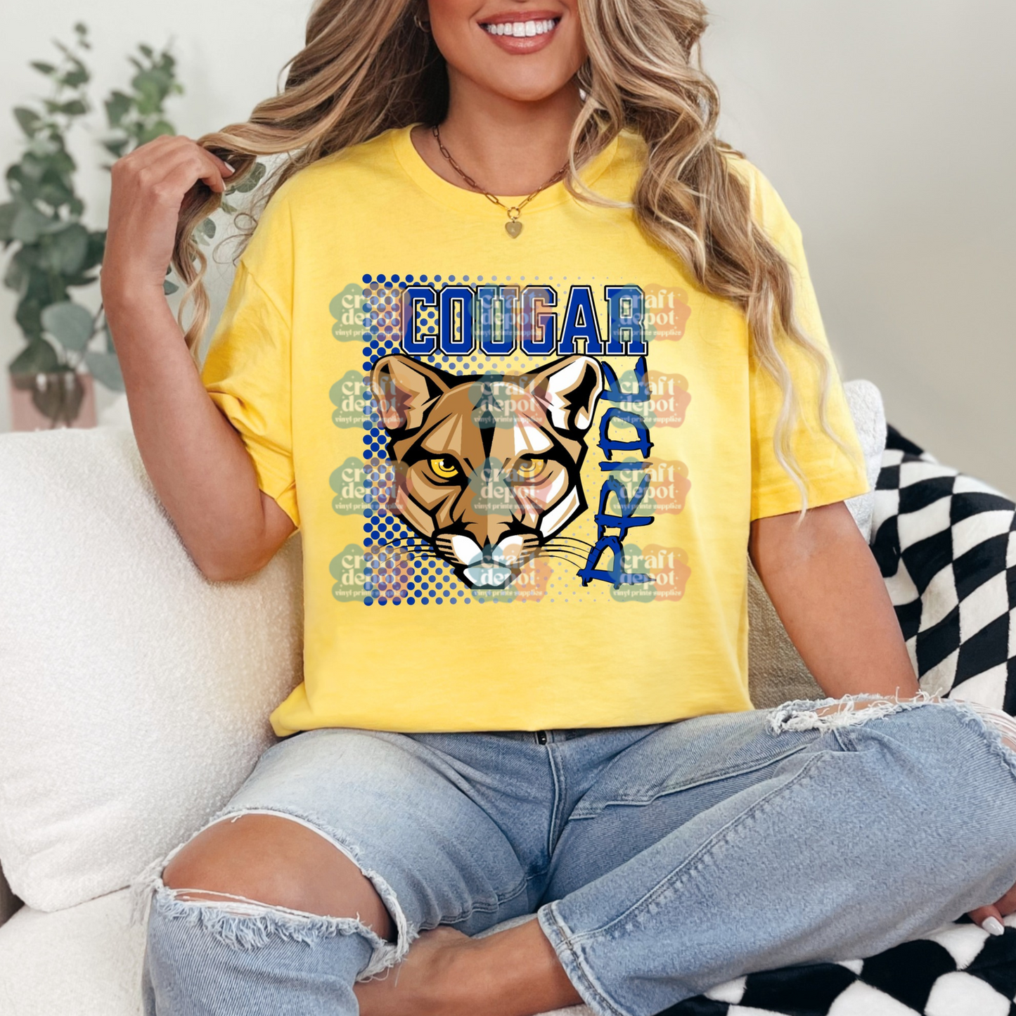 DTF Print- Cougar Pride-School Teams