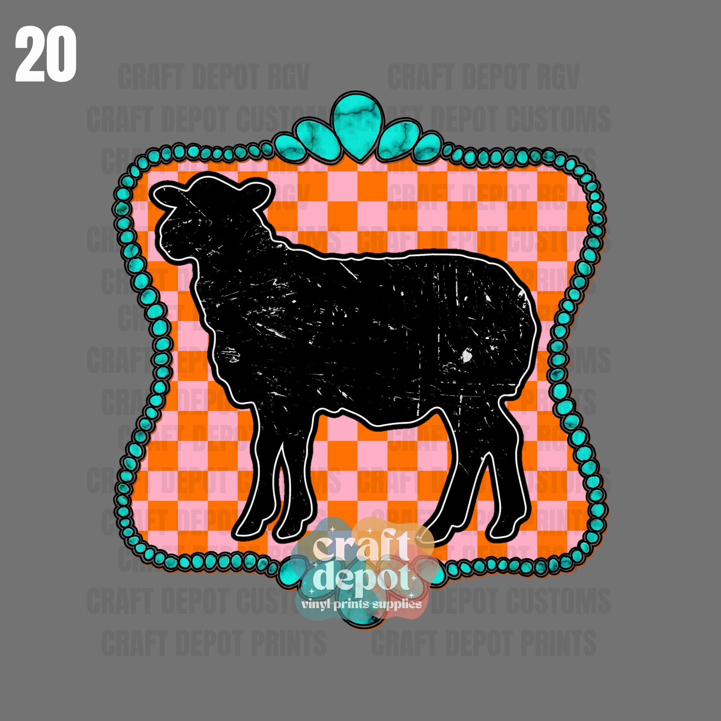 DTF PRINT- Livestock Show-Western- Country-Rodeo-20