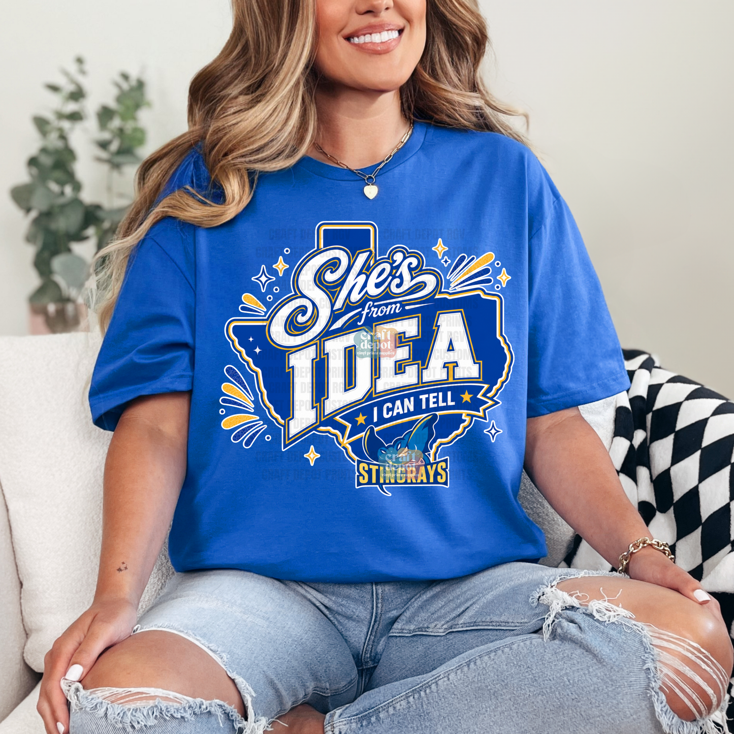 DTF PRINT-She's from IDEA-Stingrays