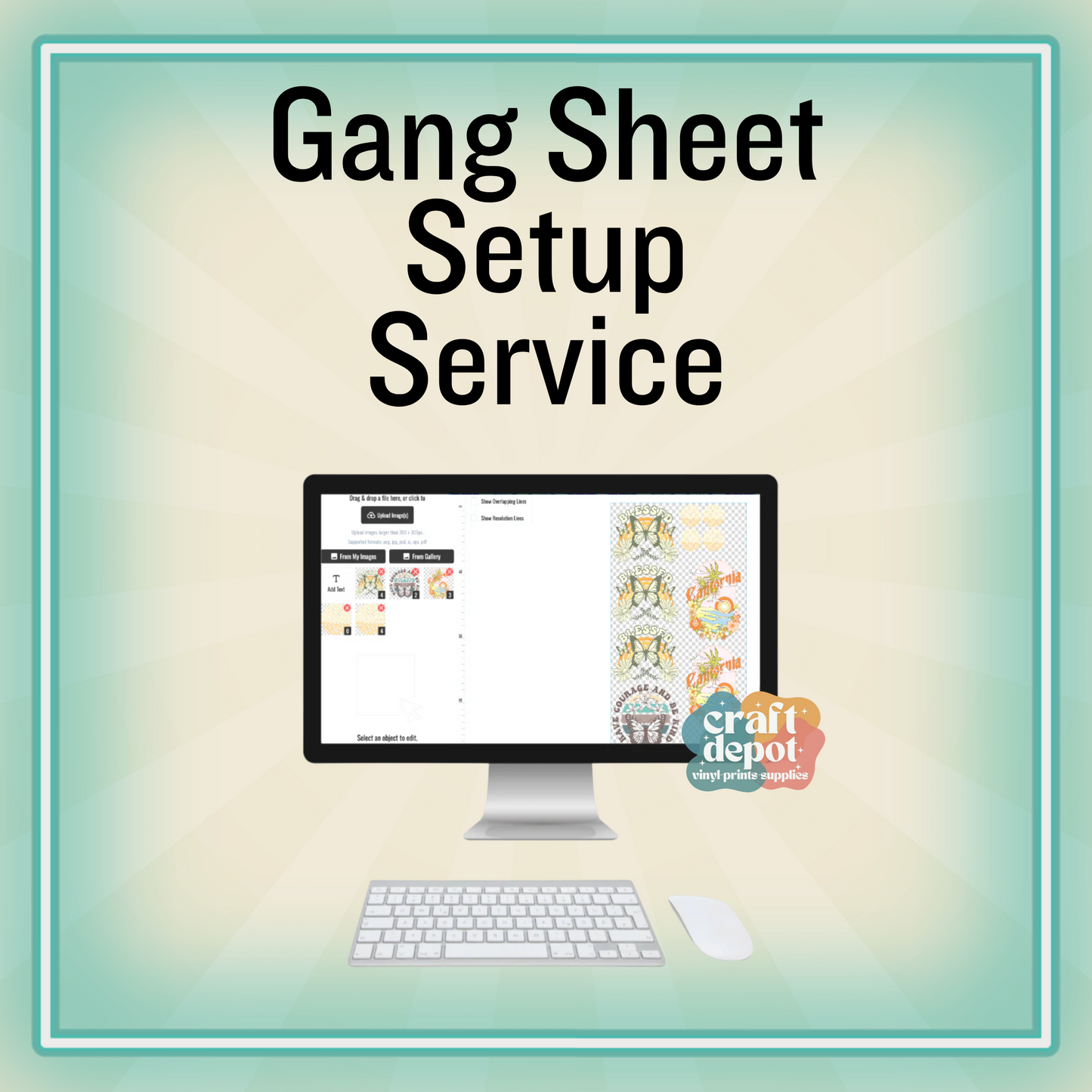 Gangs Sheet Setup-Service