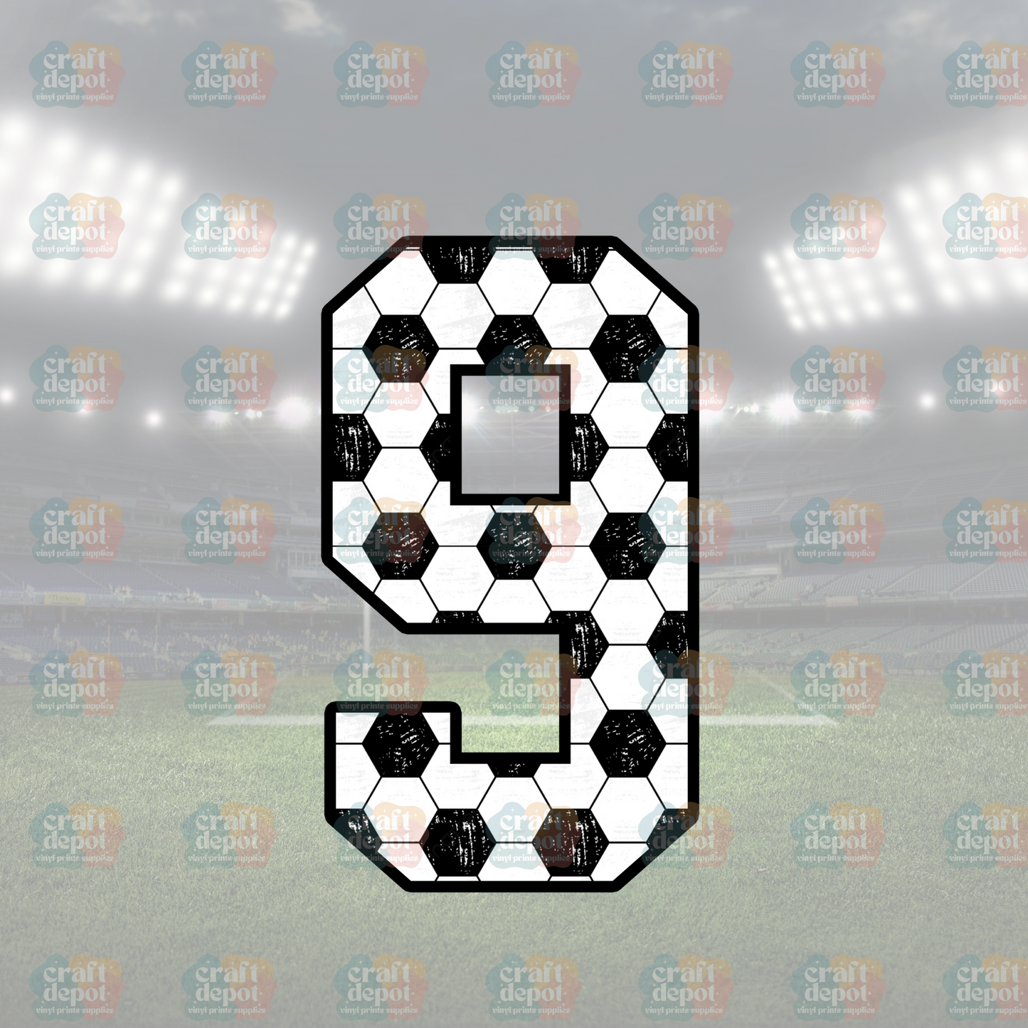 DTF PRINT-Soccer-Jersey Numbers