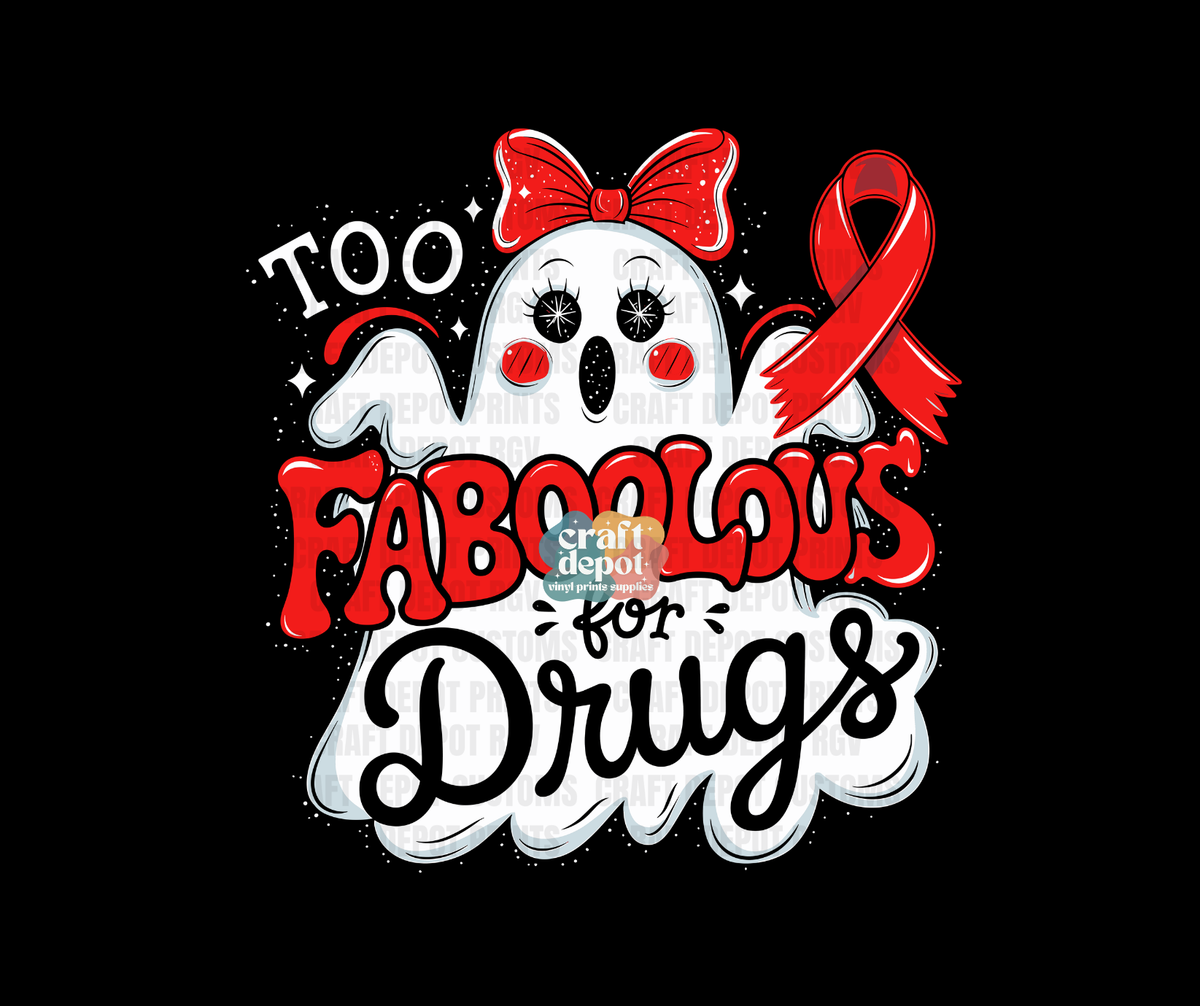 DTF PRINT-Red Ribbon Week-Drug Free-October-21