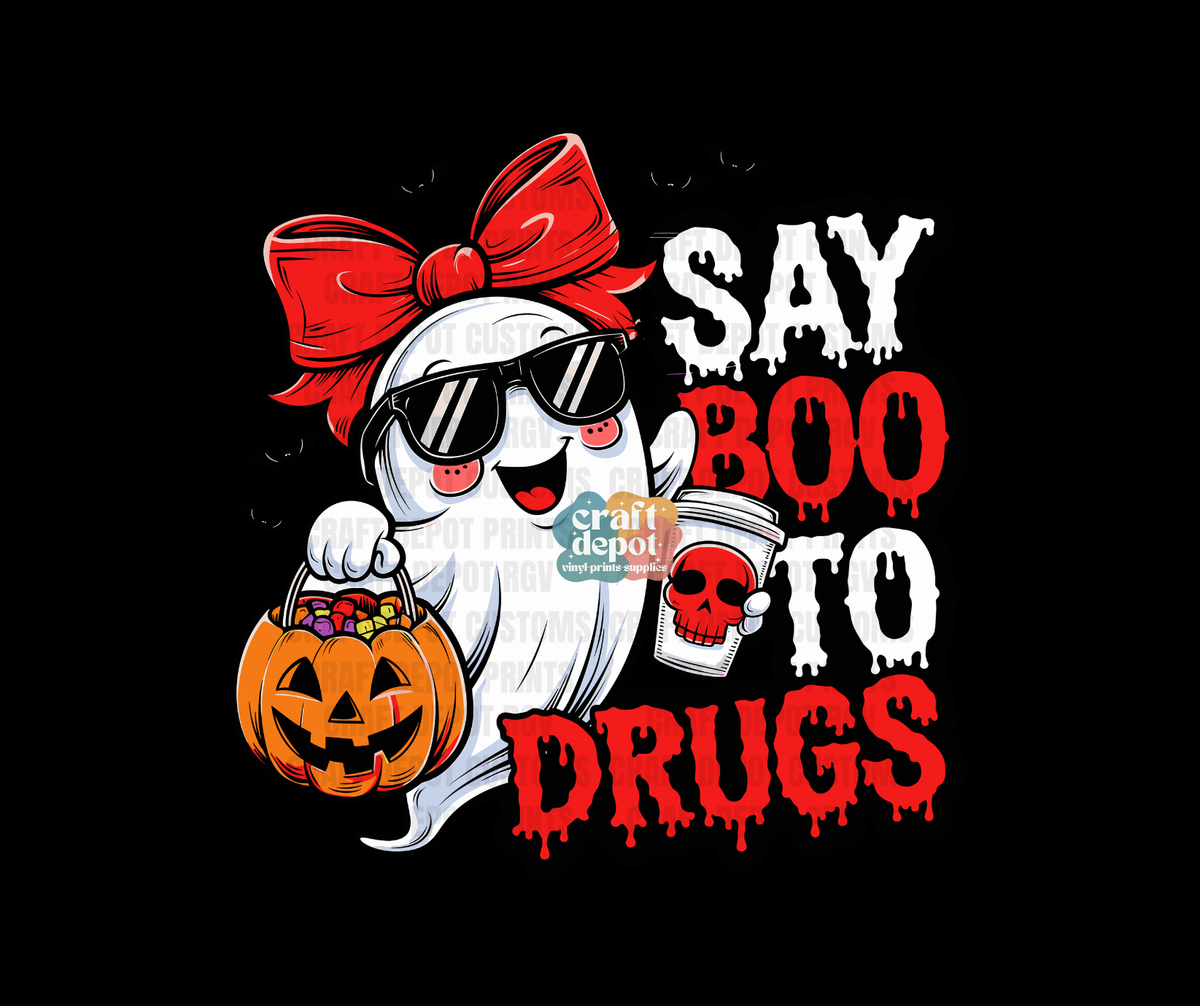 DTF PRINT-Red Ribbon Week-Drug Free-October-22