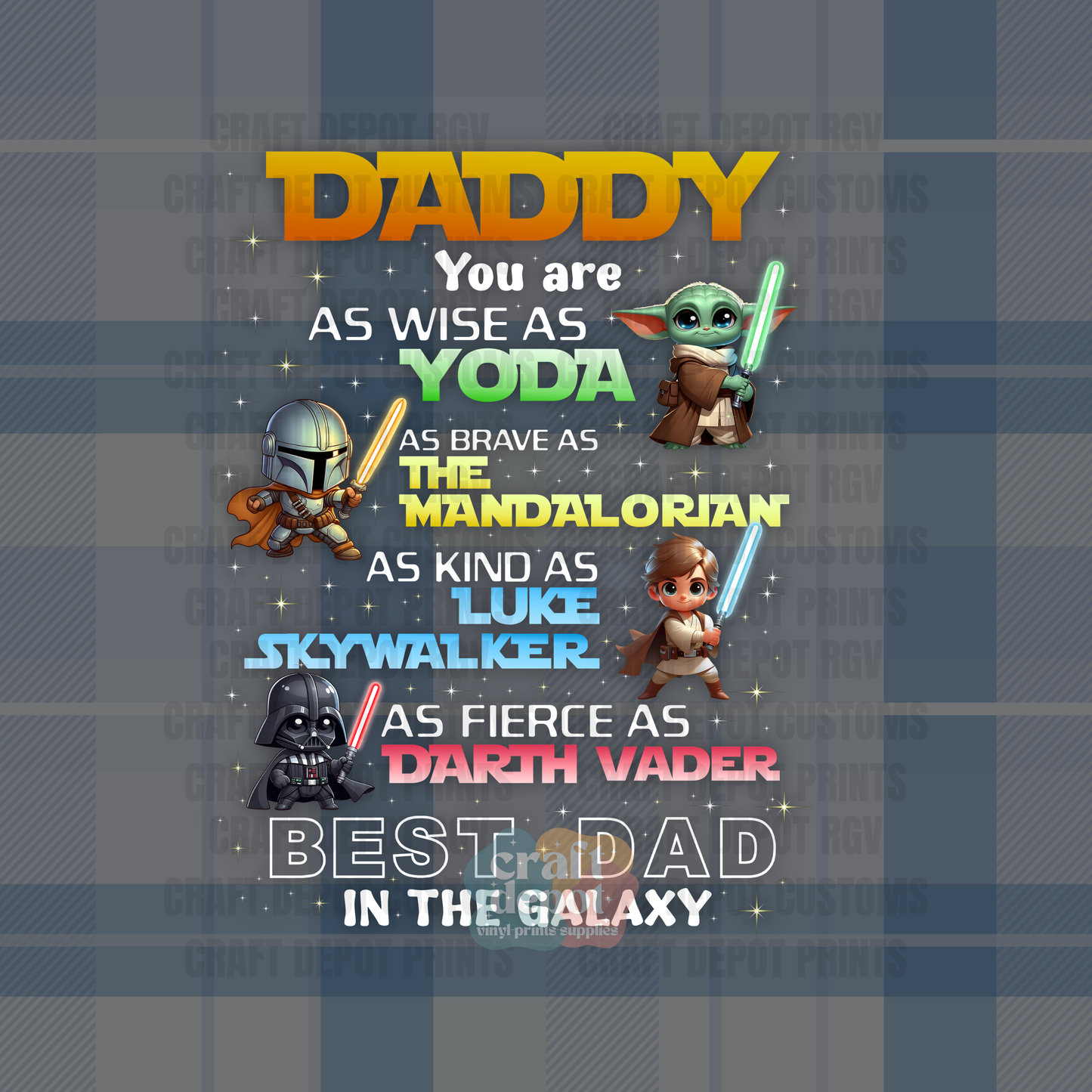 DTF PRINT- Dad-Father-Papa-2
