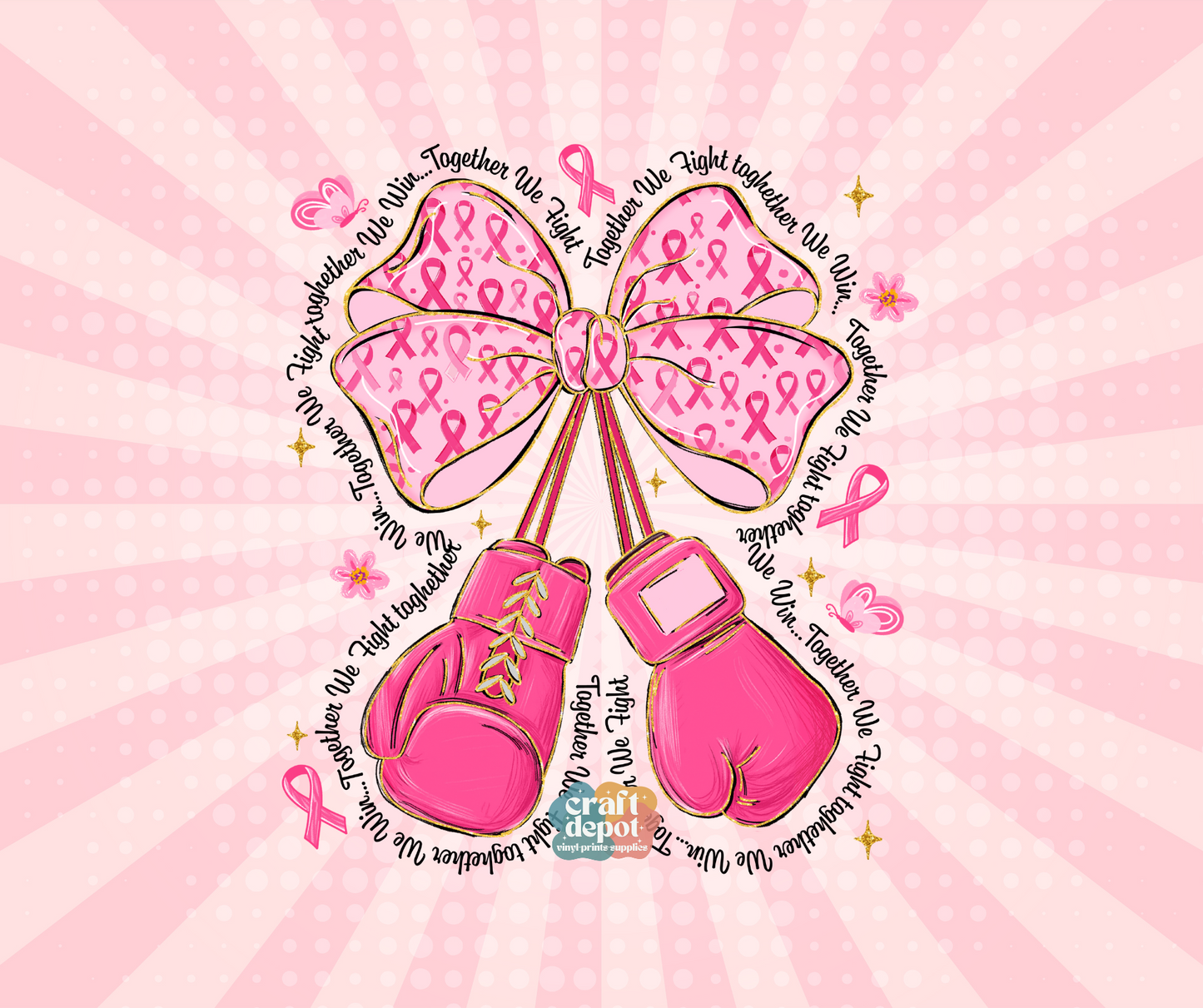 DTF PRINT- Breast Cancer Awareness 9