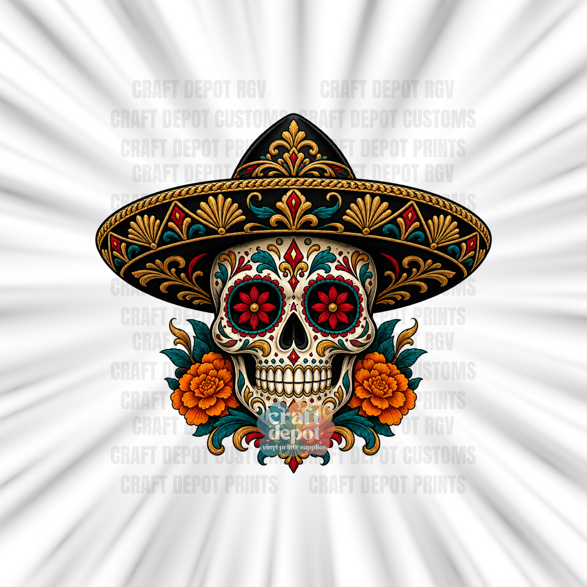 DTF PRINT-Catrina-Dia De Los Muertos-30