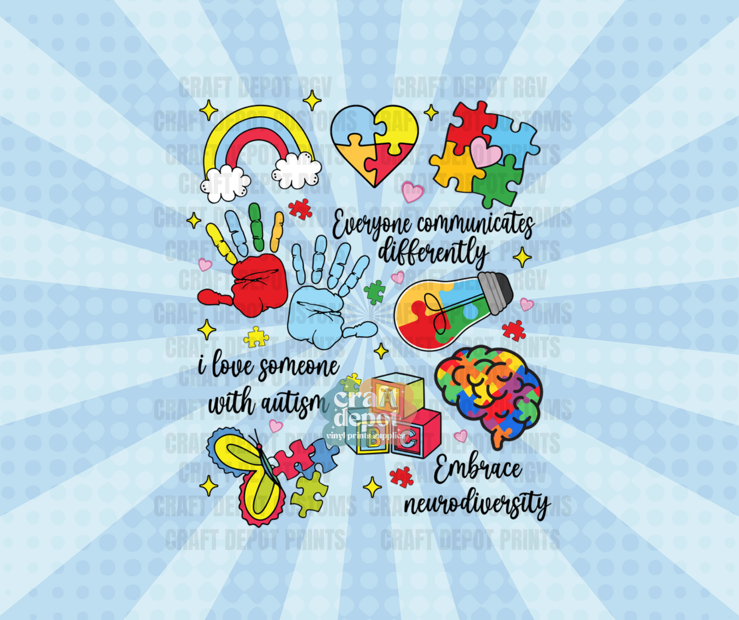 DTF PRINT- April -Autism Awareness-37