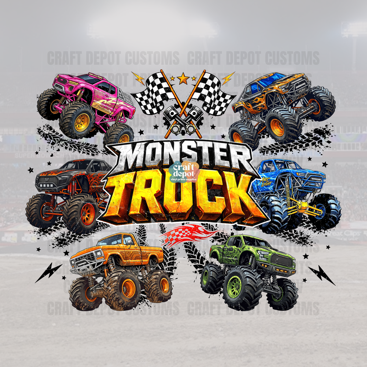 DTF PRINT-Monster Trucks-3