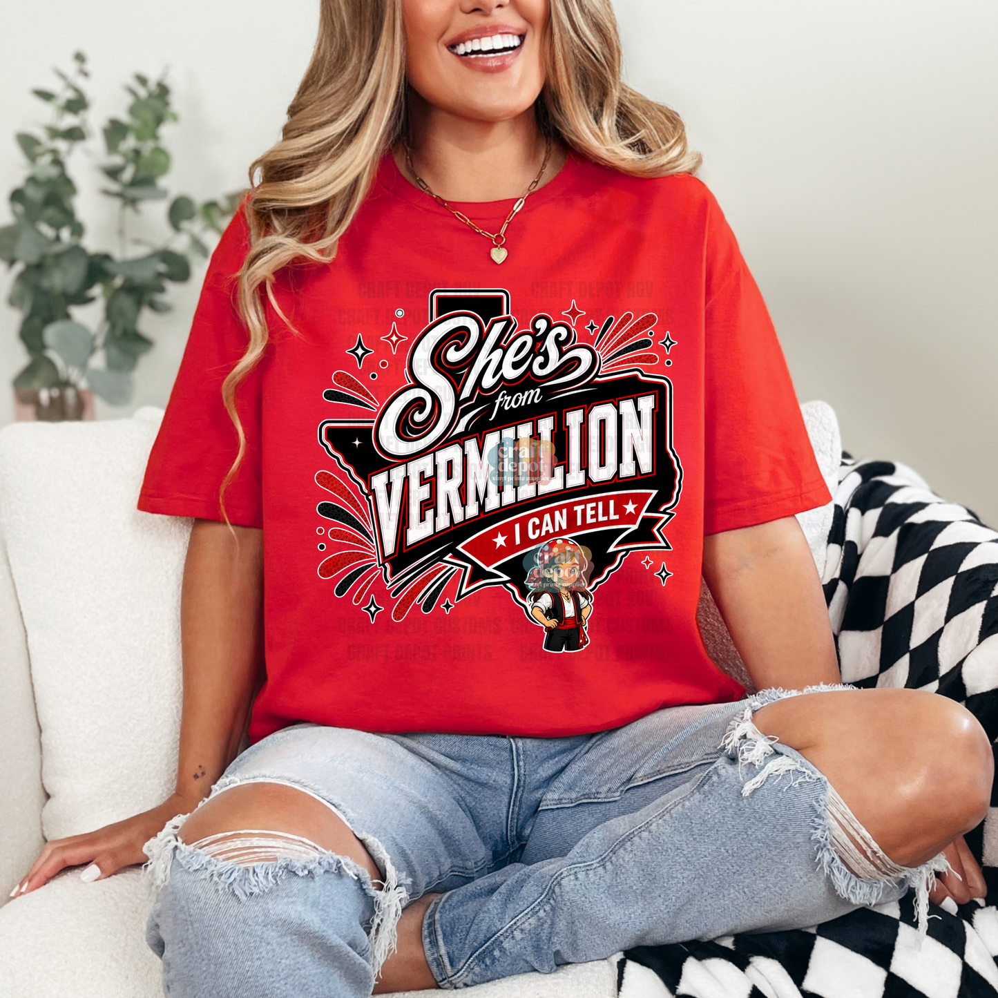 DTF PRINT-She's from Vermillion