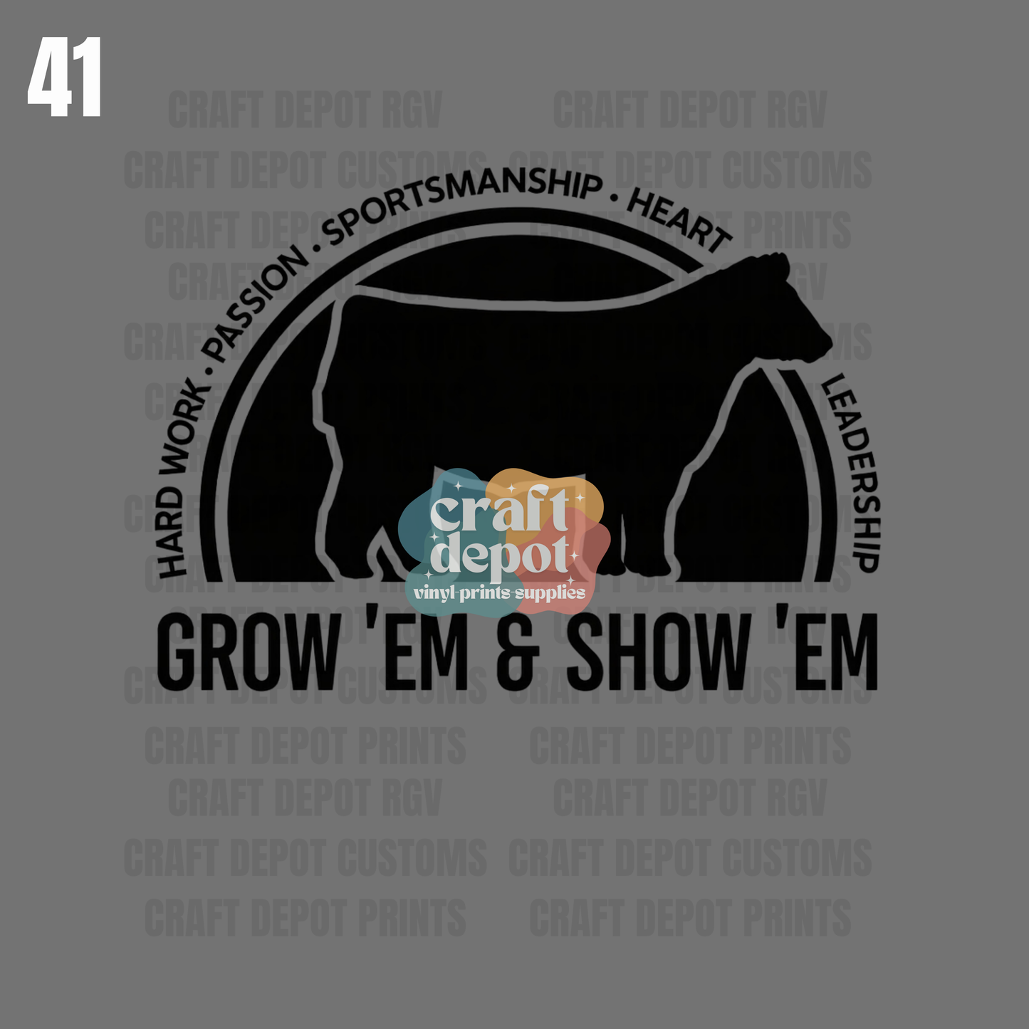 DTF PRINT- Livestock Show-Western- Country-Rodeo-41