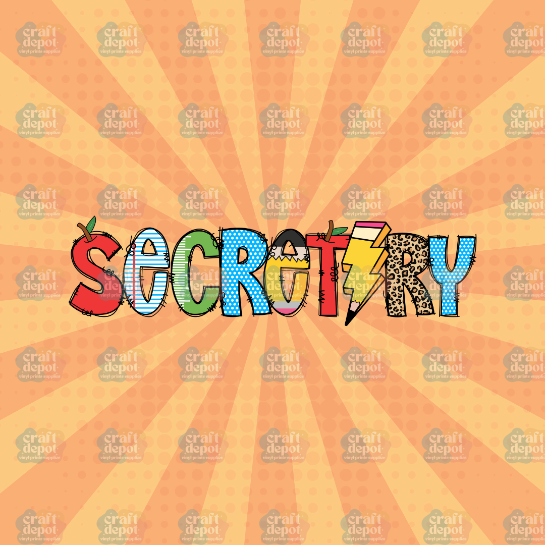 DTF PRINT-Secretary-School