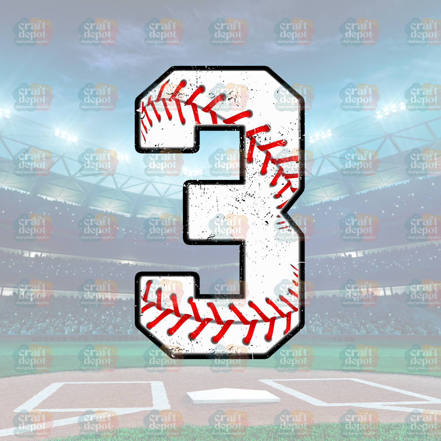 DTF PRINT-Baseball-Jersey Numbers