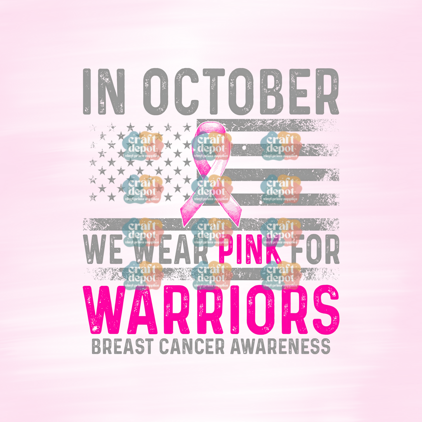 DTF PRINT- Breast Cancer Awareness 2