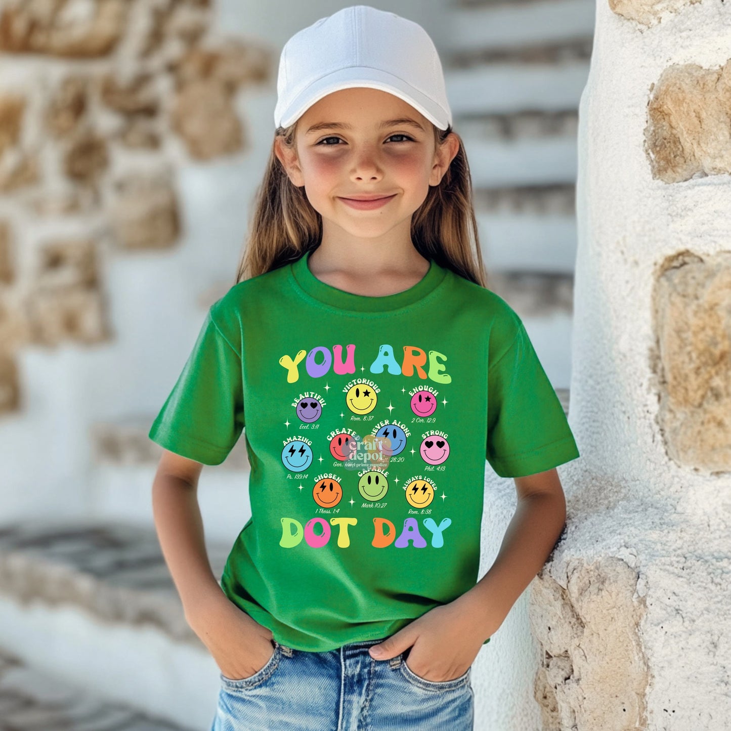 DTF Print-You Are Enough-Dot Day -Sept