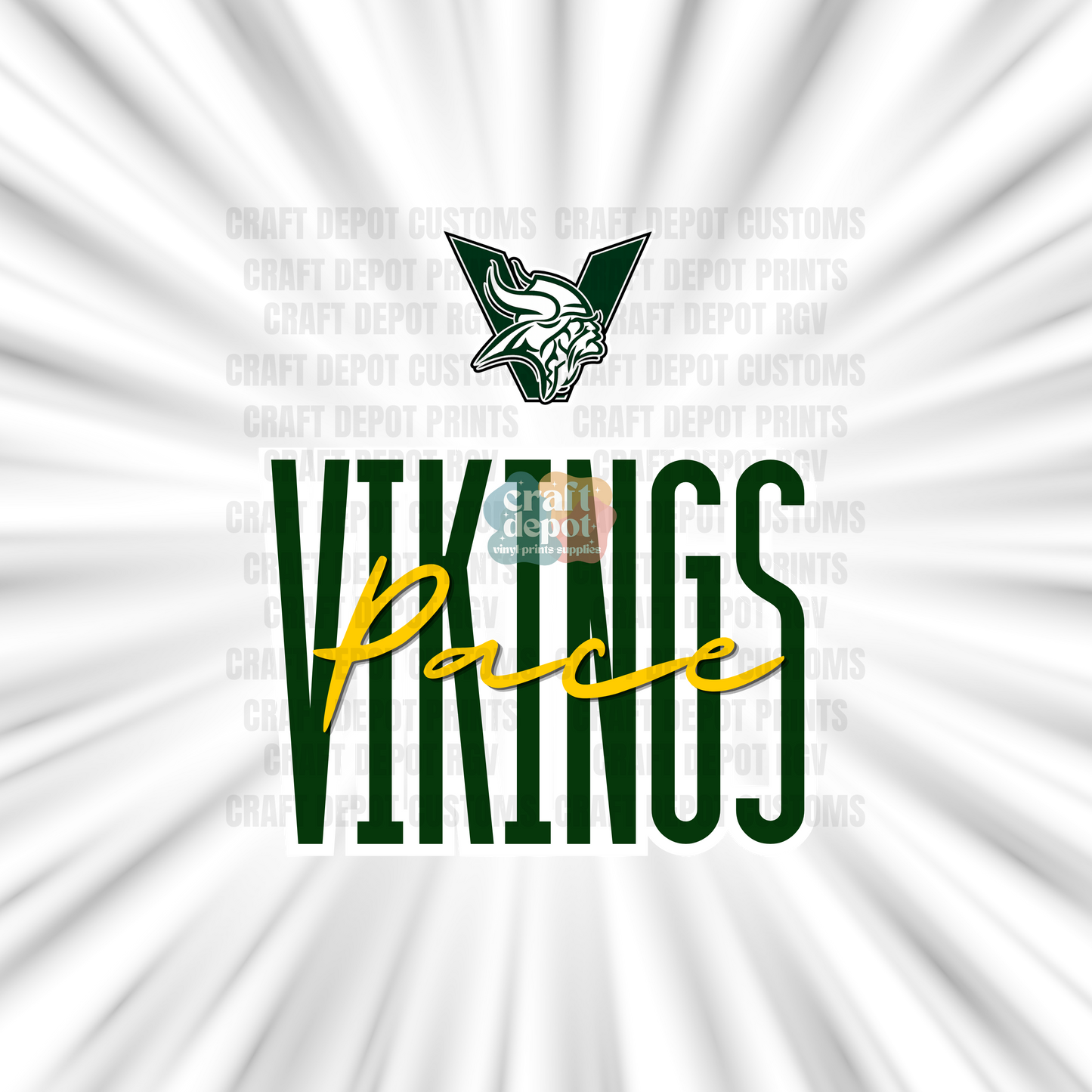 DTF PRINT-School Pride-Pace Vikings