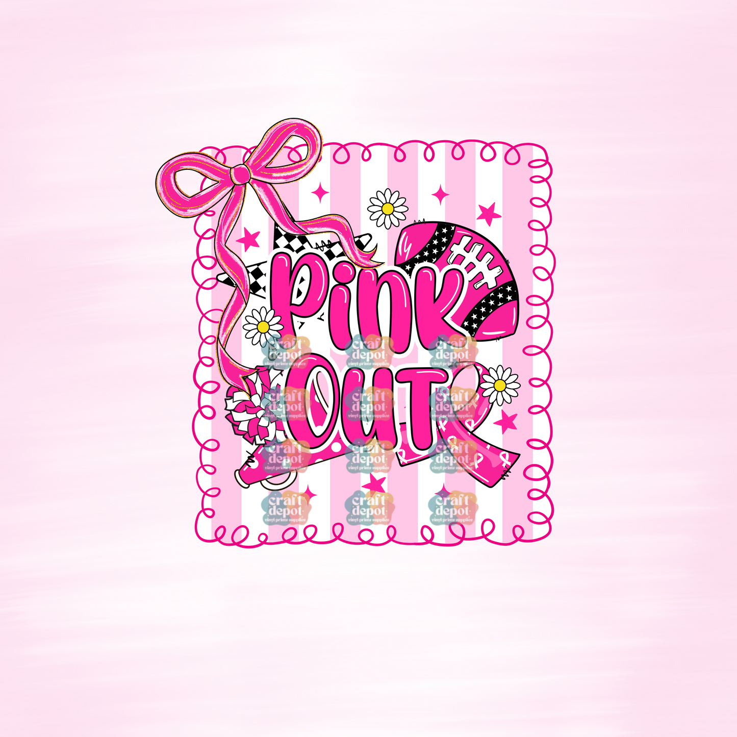 DTF PRINT- Breast Cancer Awareness 7