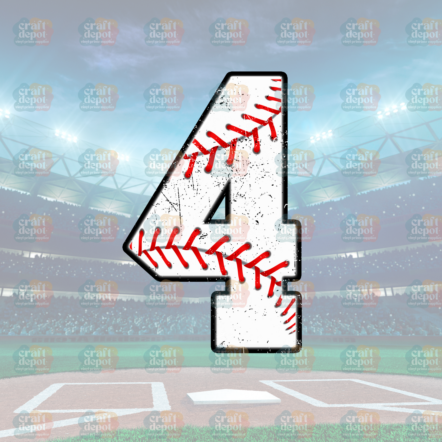 DTF PRINT-Baseball-Jersey Numbers